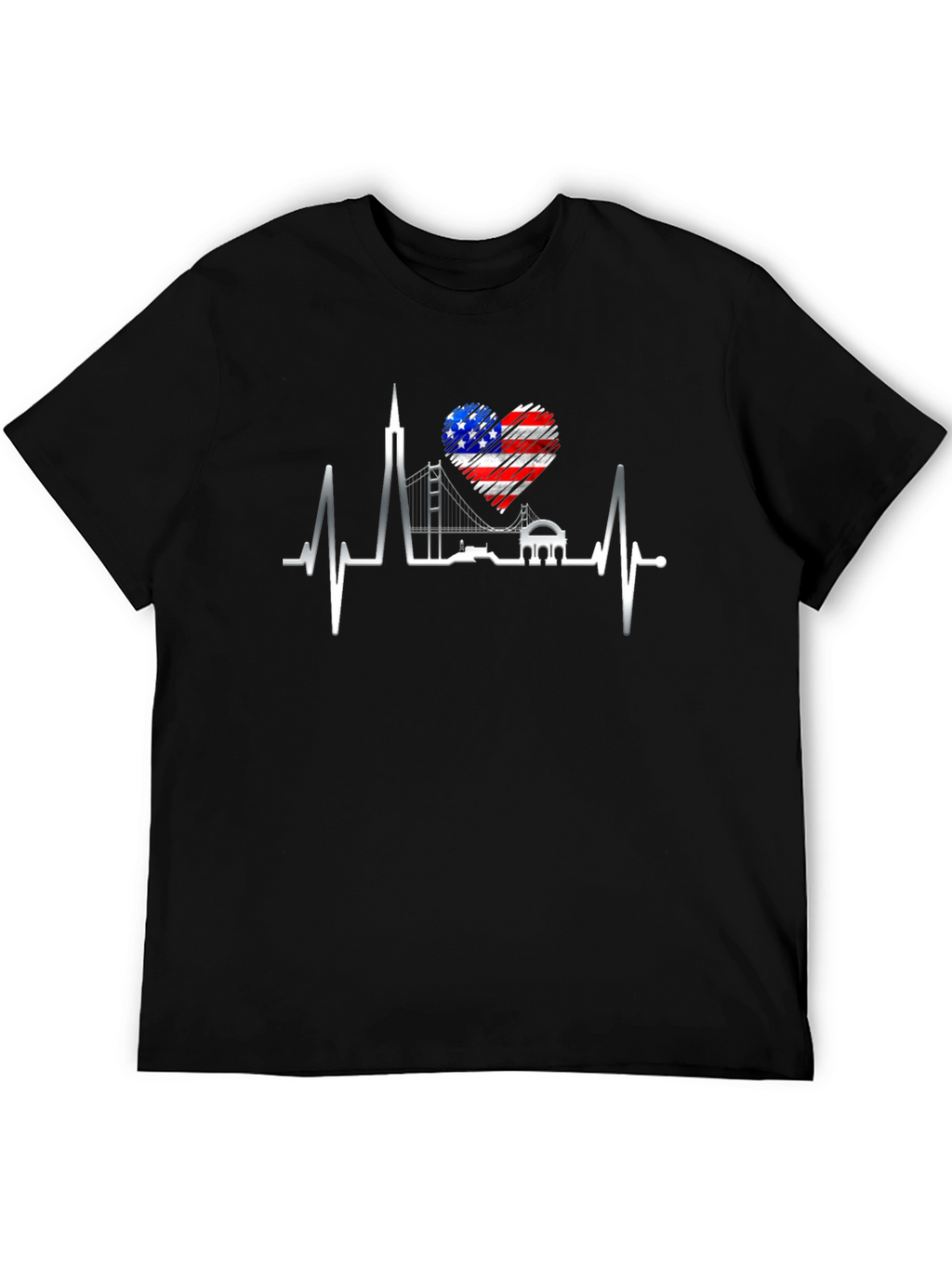 San Francisco American Heartbeat T-Shirt