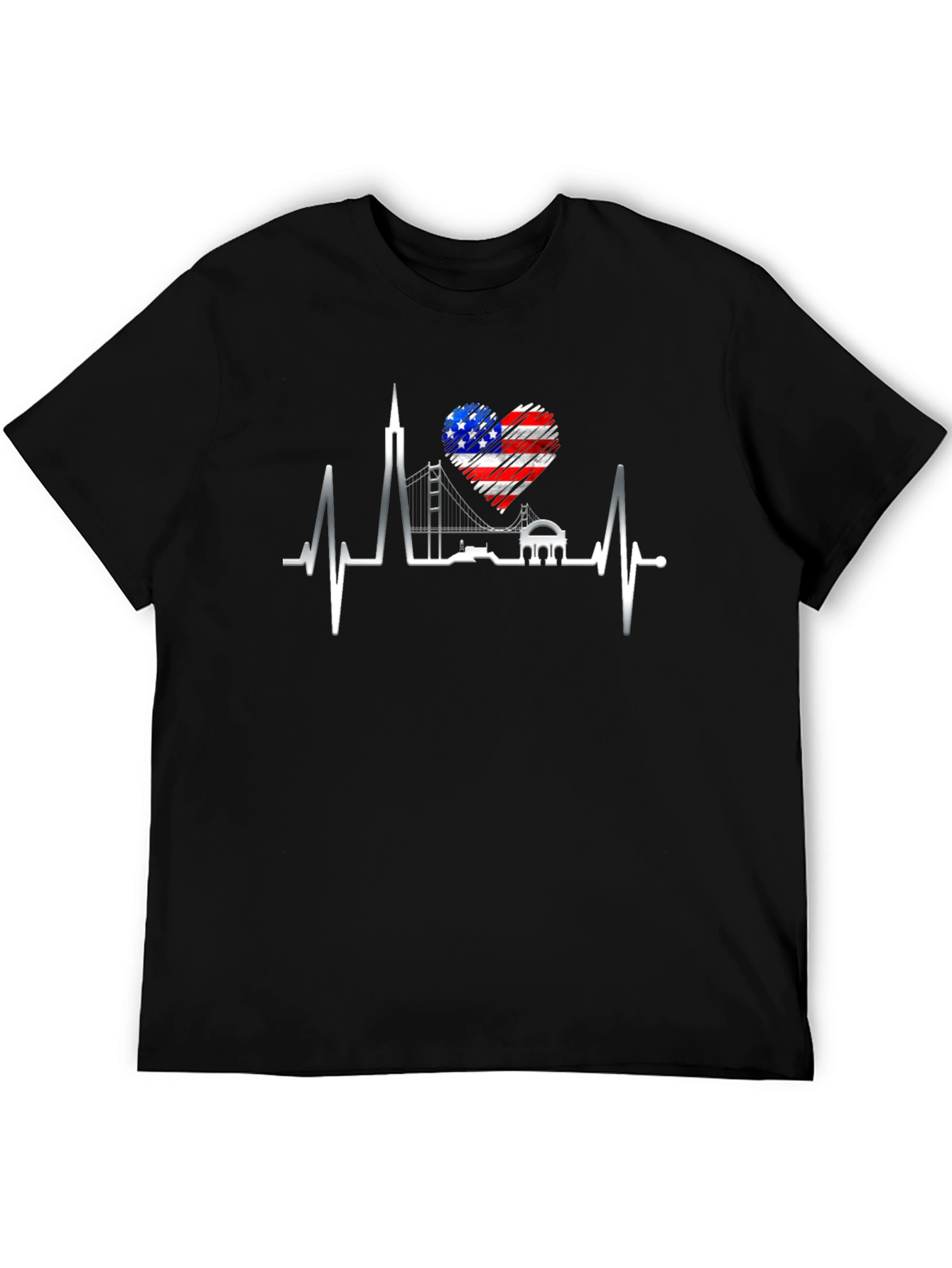 San Francisco American Heartbeat T-Shirt