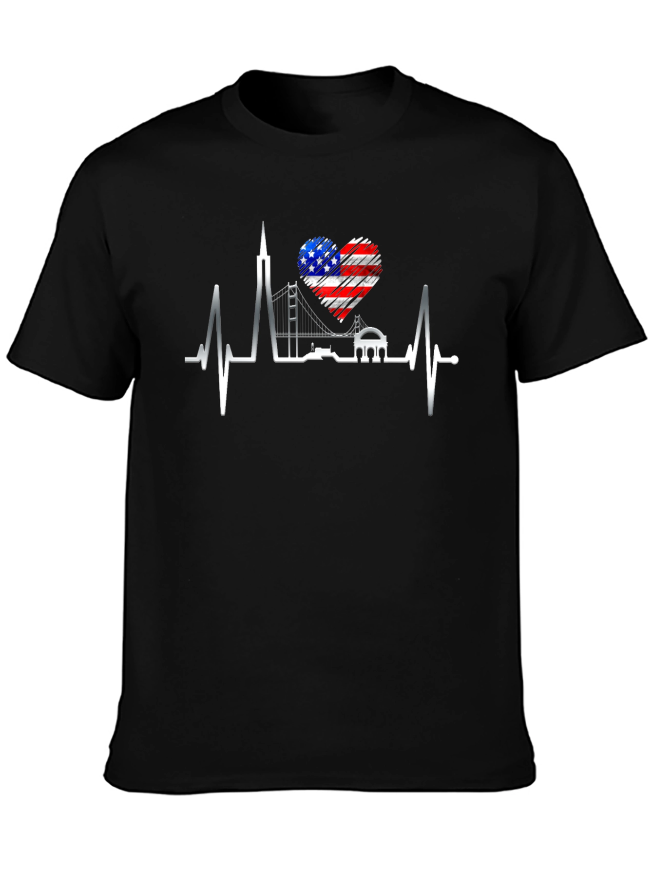 San Francisco American Heartbeat T-Shirt