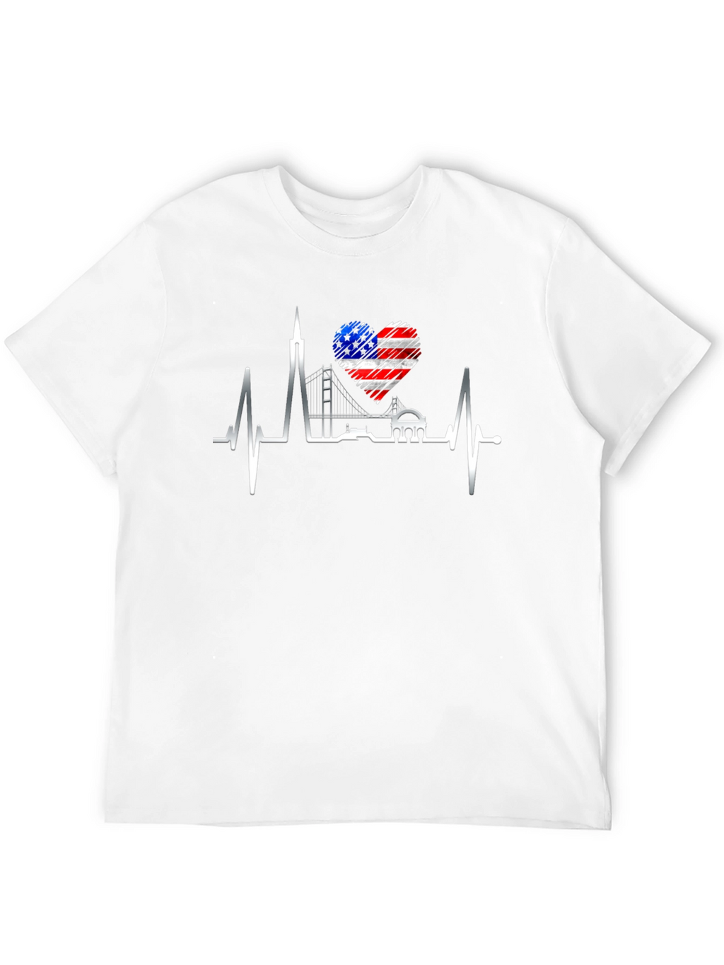 San Francisco American Heartbeat T-Shirt