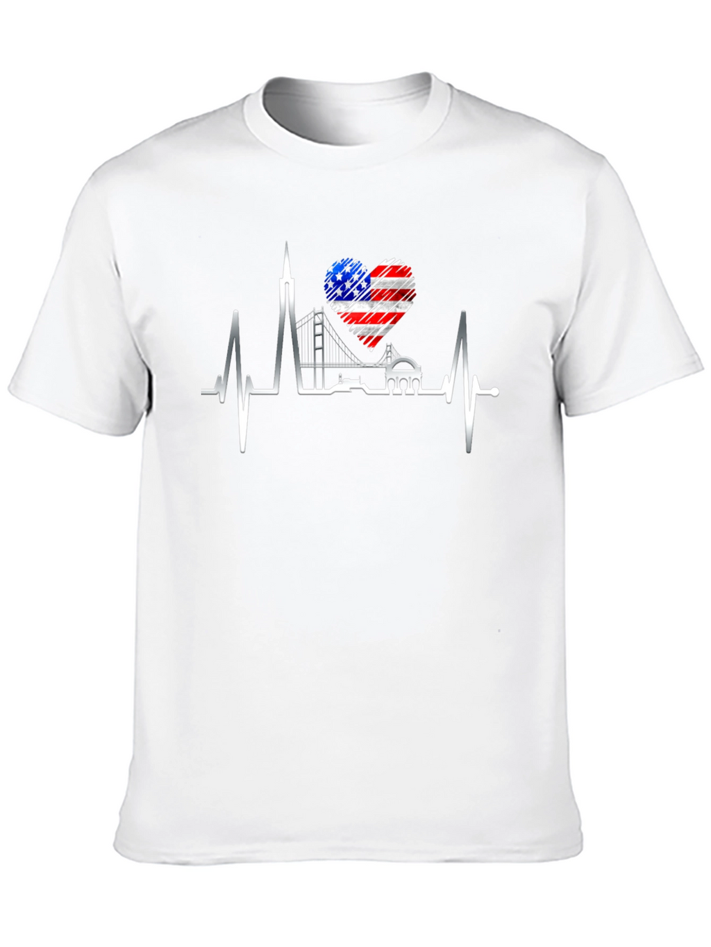San Francisco American Heartbeat T-Shirt