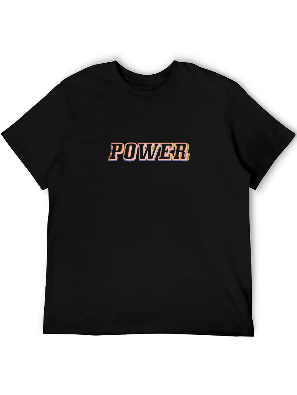 Power T-Shirt - Black - Mens Graphic Tee
