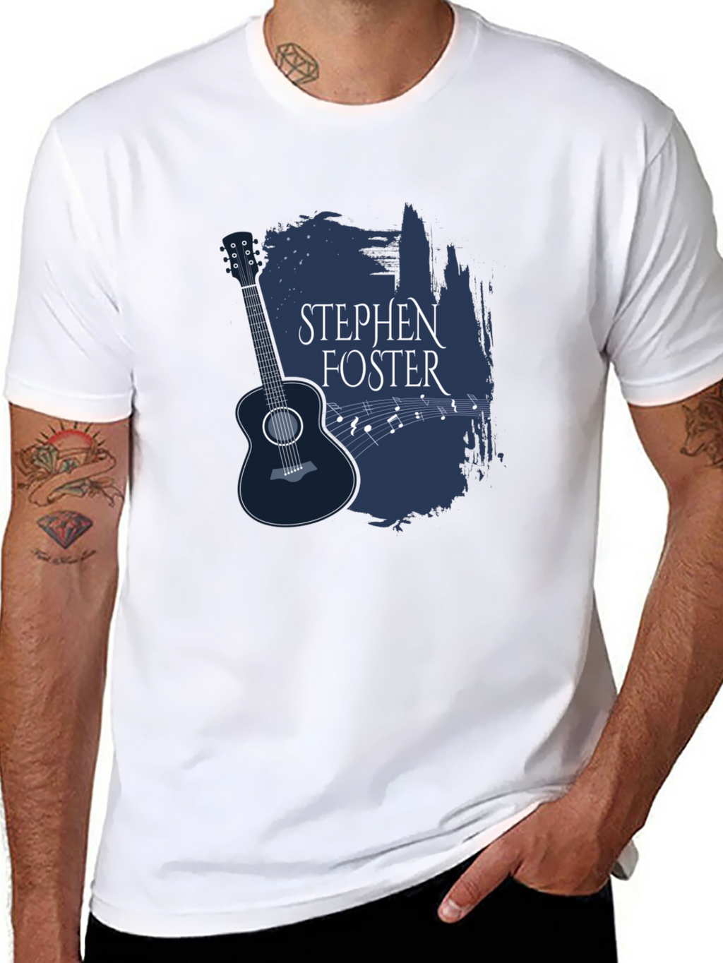 Stephen Foster Guitar Graphic Tee