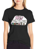Kirby and the Many Other Characters Black T-Shirt