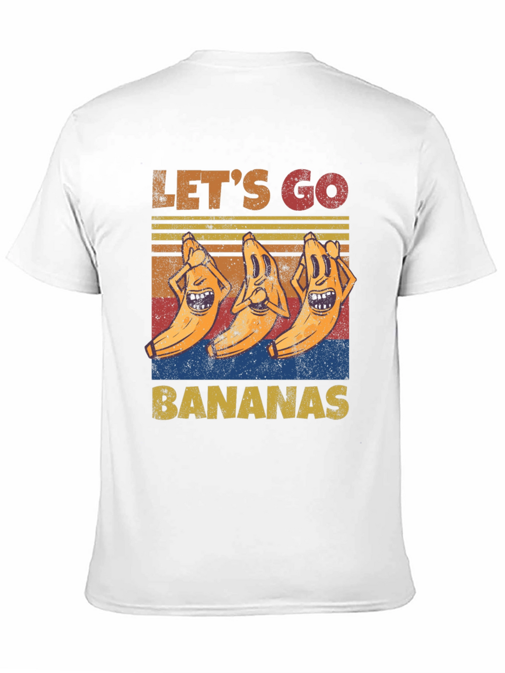 Lets Go Bananas Graphic Tee - Funny Novelty Shirt