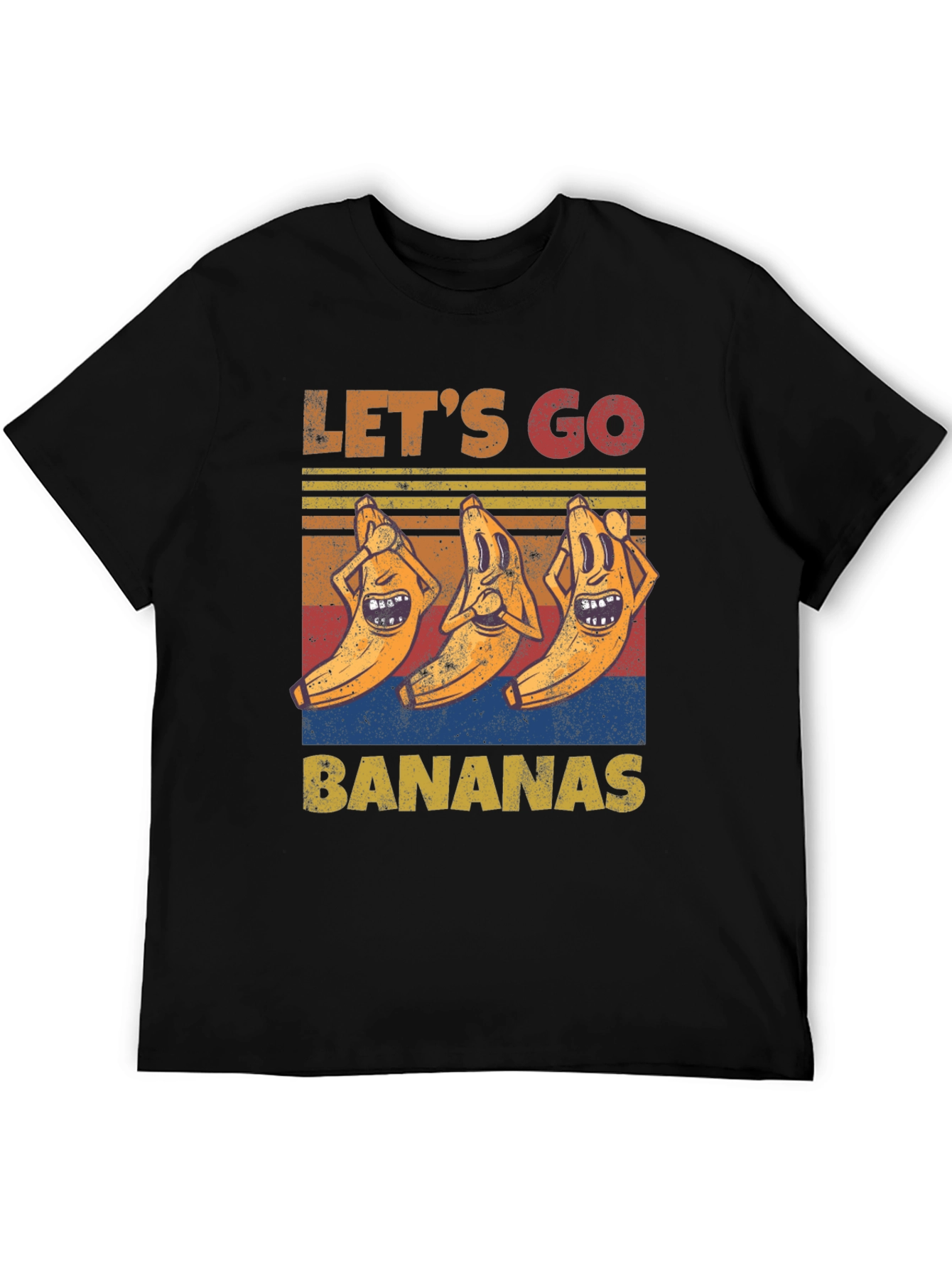 Lets Go Bananas Graphic Tee - Funny Novelty Shirt