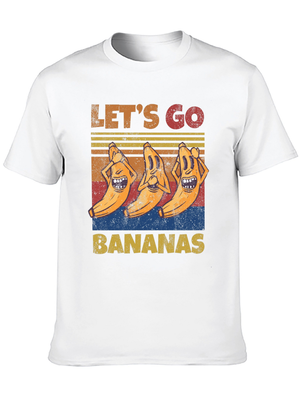 Lets Go Bananas Graphic Tee - Funny Novelty Shirt