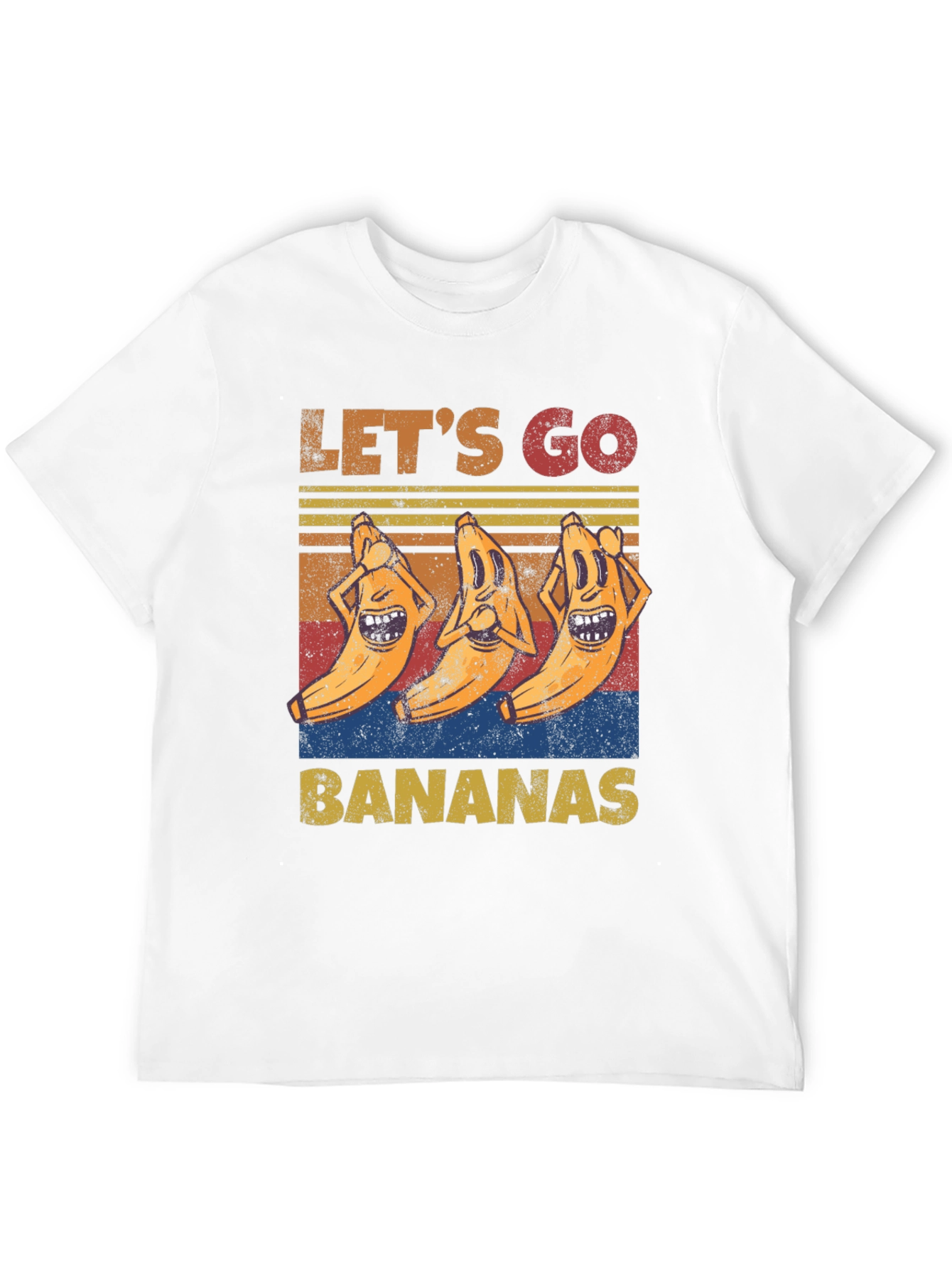 Lets Go Bananas Graphic Tee - Funny Novelty Shirt