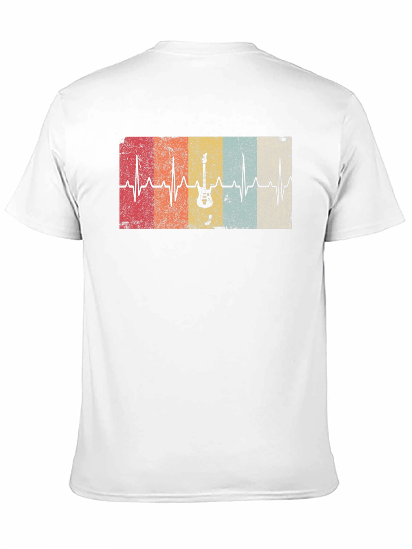 Guitar Heartbeat T-Shirt - Music Lover Tee