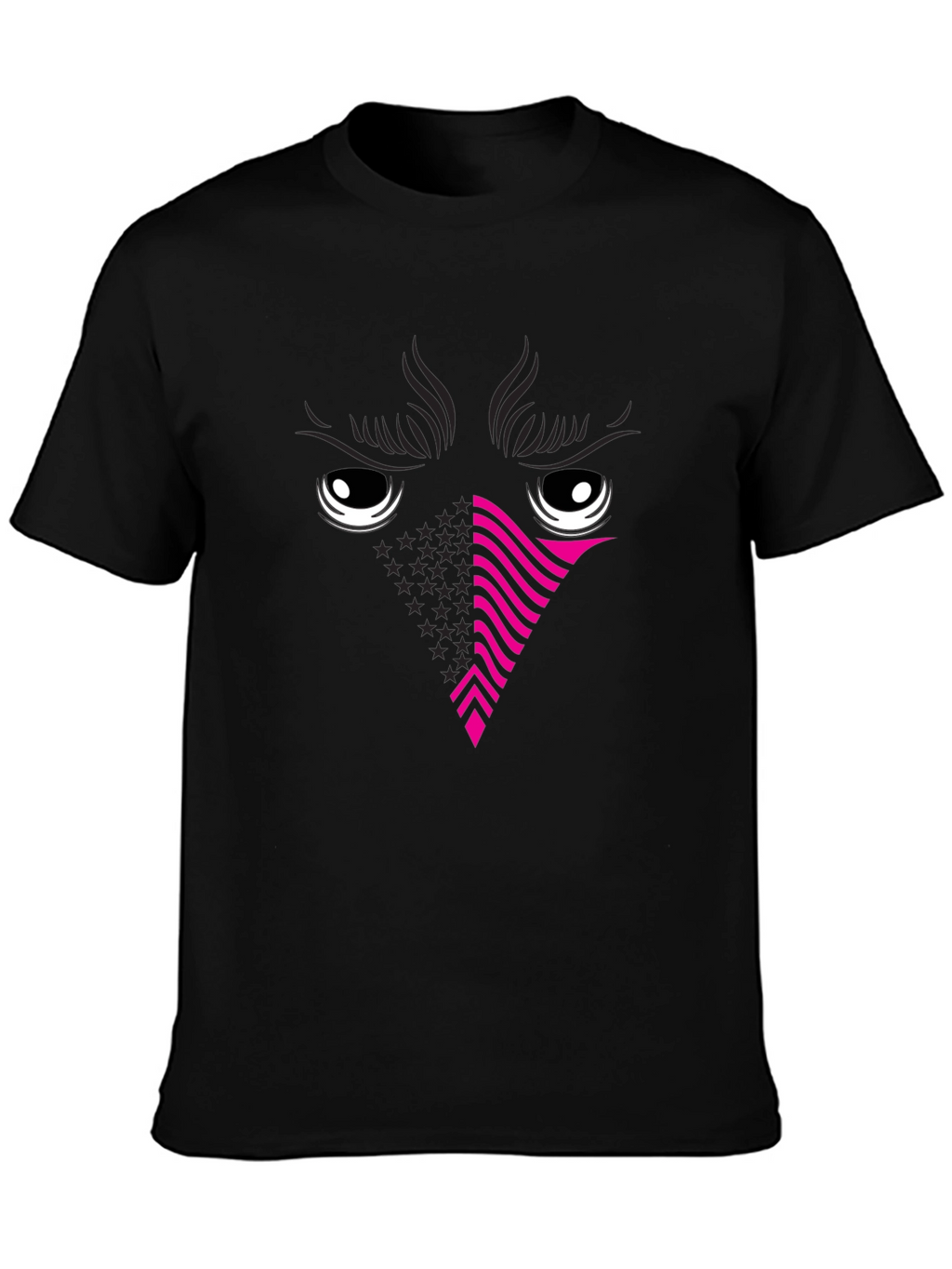 Cool Abstract Eye Face T-Shirt