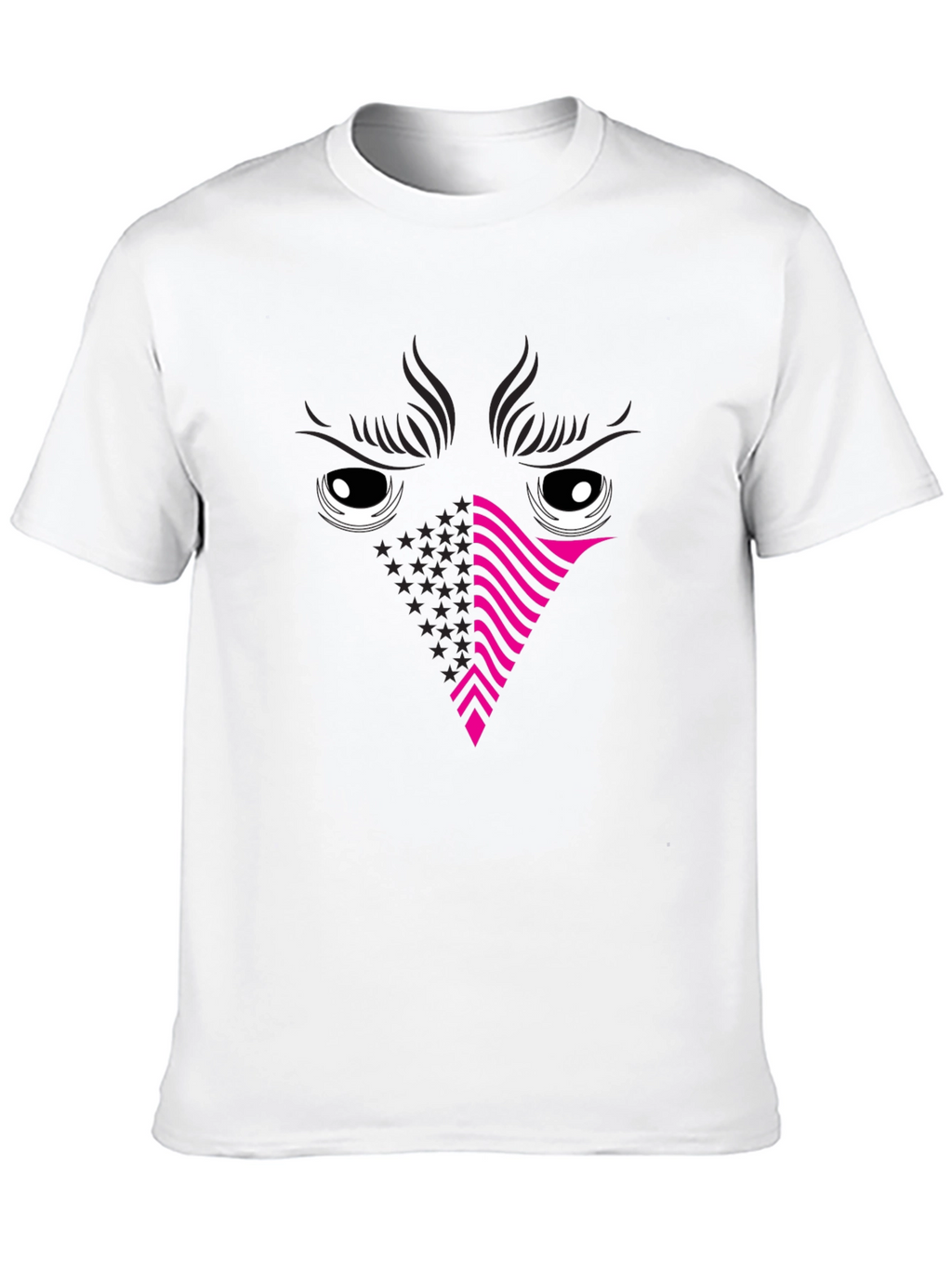 Cool Abstract Eye Face T-Shirt