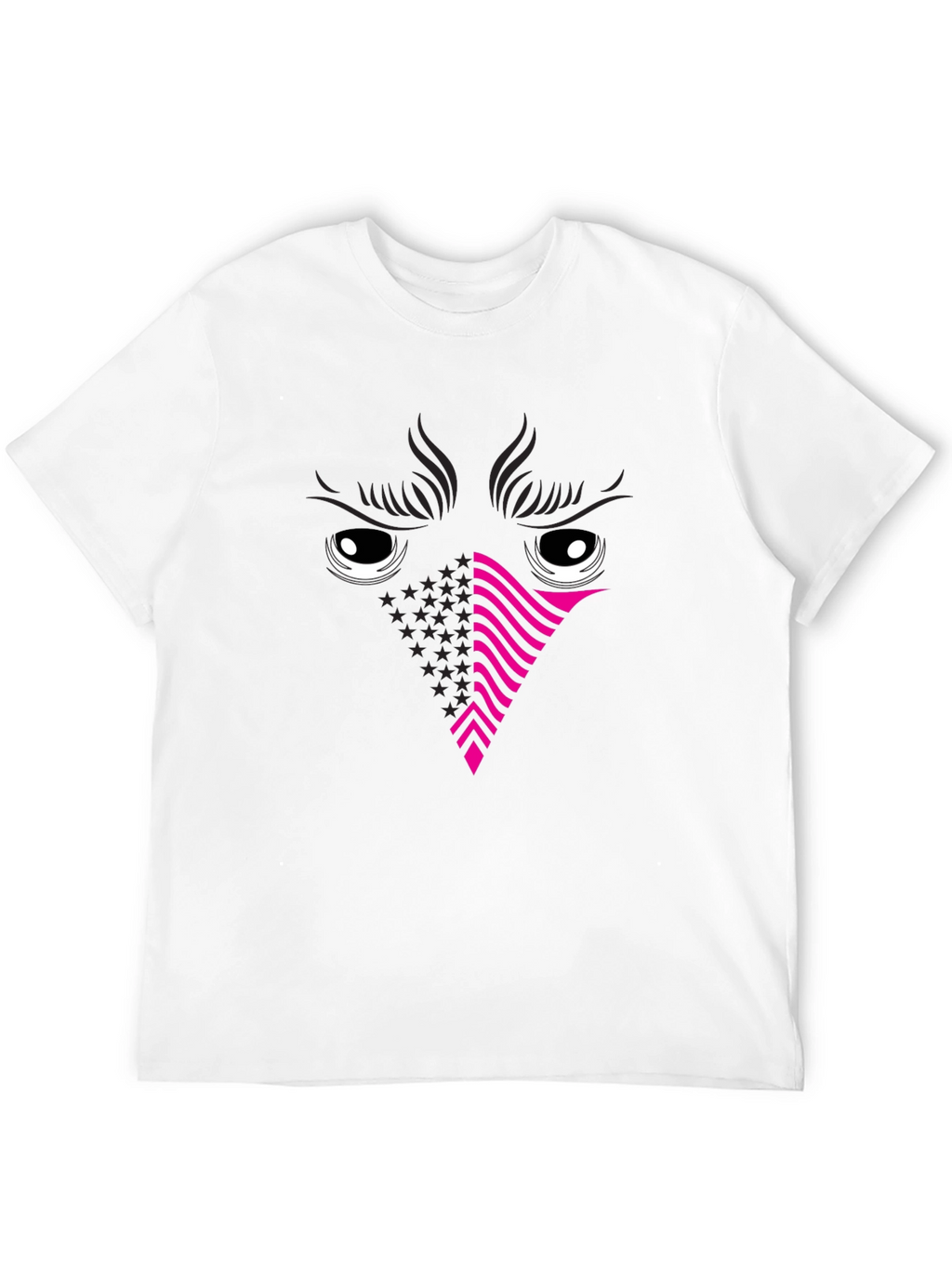 Cool Abstract Eye Face T-Shirt