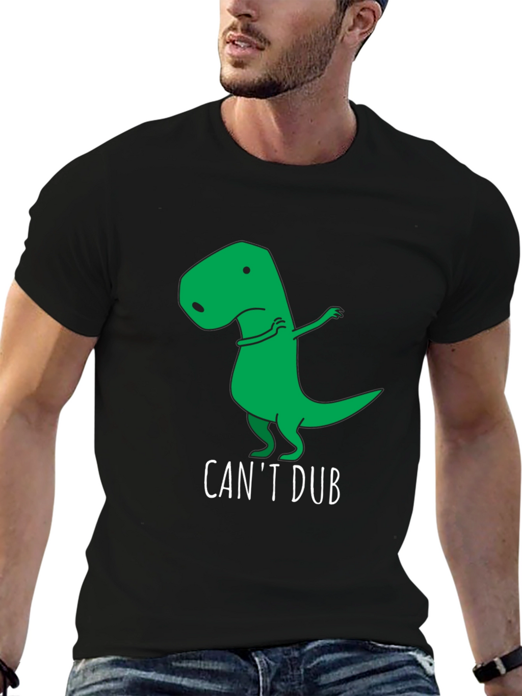 Funny Cant Dub Dinosaur T-Shirt