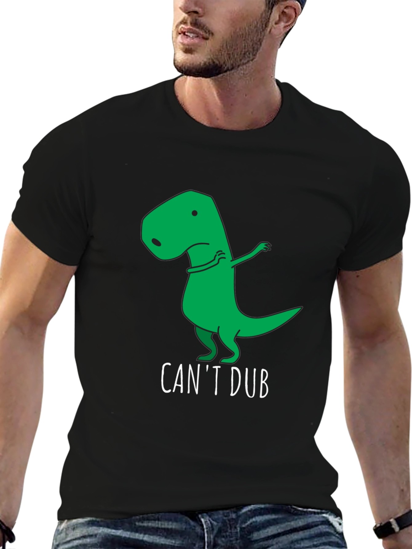 Funny Cant Dub Dinosaur T-Shirt