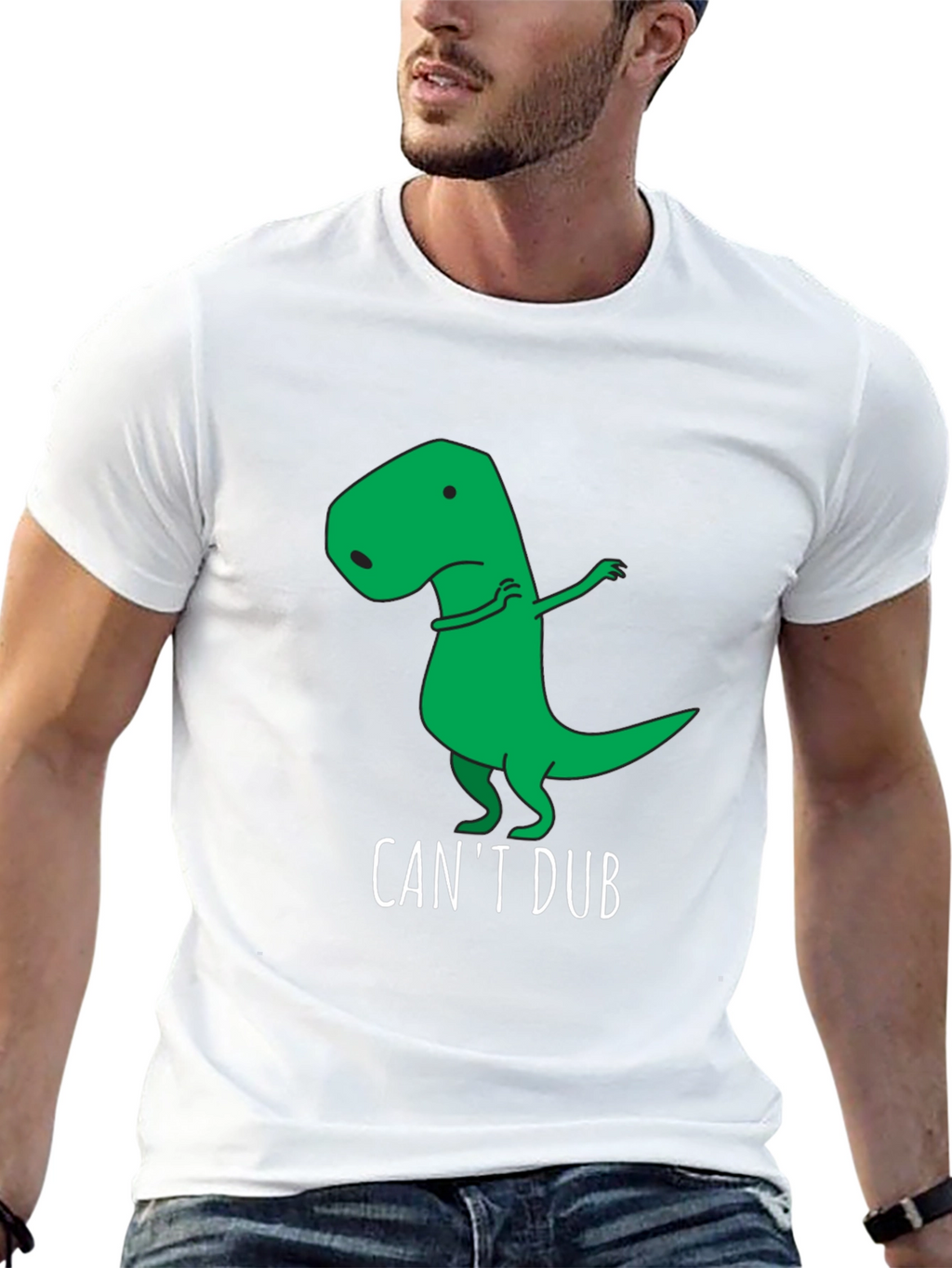 Funny Cant Dub Dinosaur T-Shirt