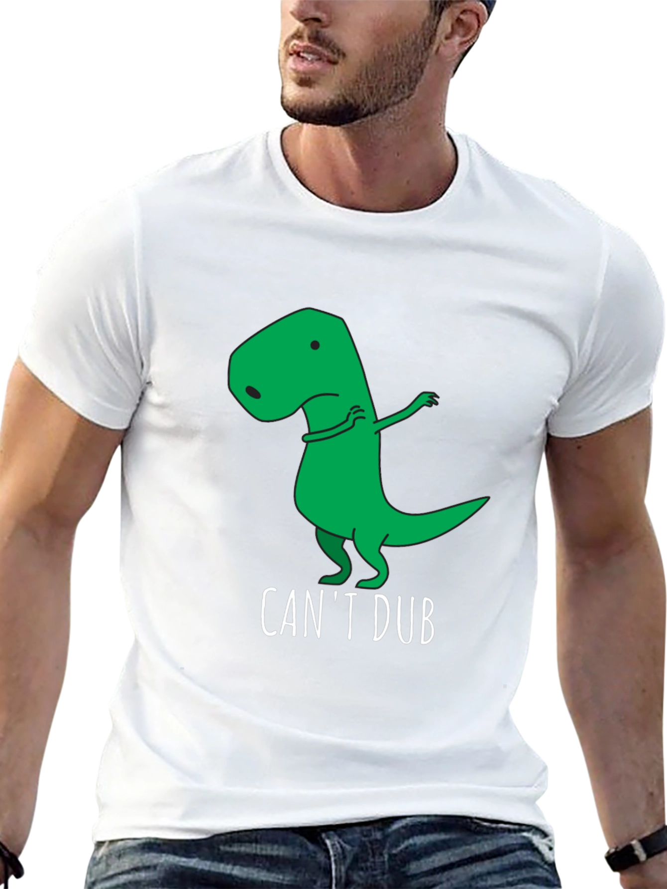 Funny Cant Dub Dinosaur T-Shirt