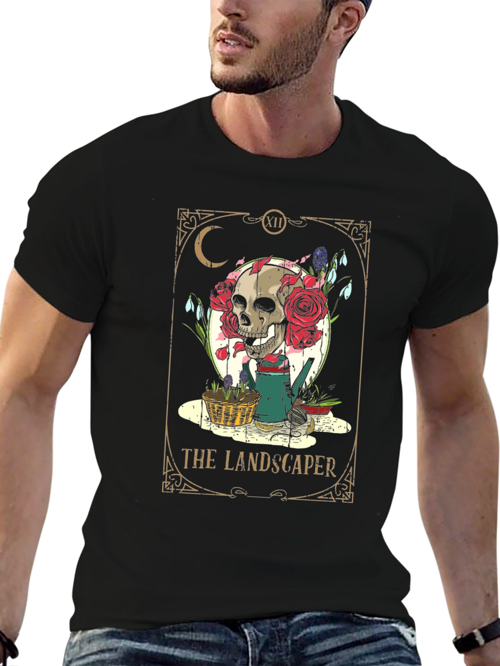 The Landscaper Tarot Card Graphic Tee