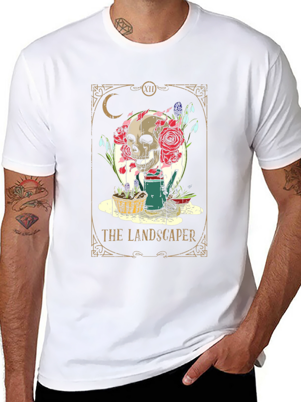 The Landscaper Tarot Card Graphic Tee