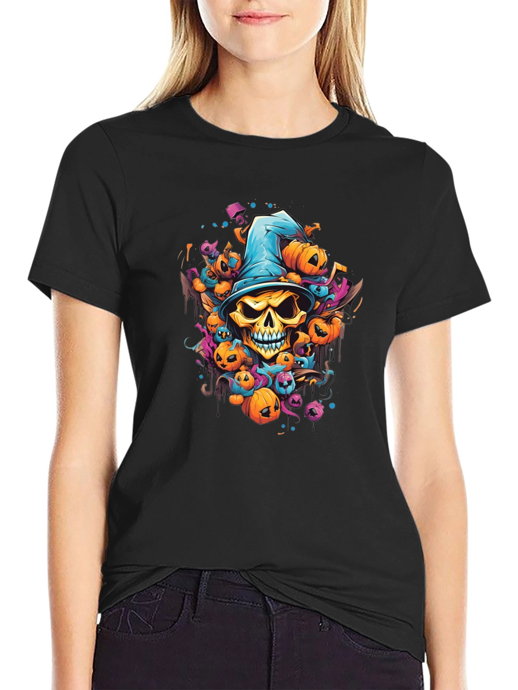 Halloween Skull T-Shirt