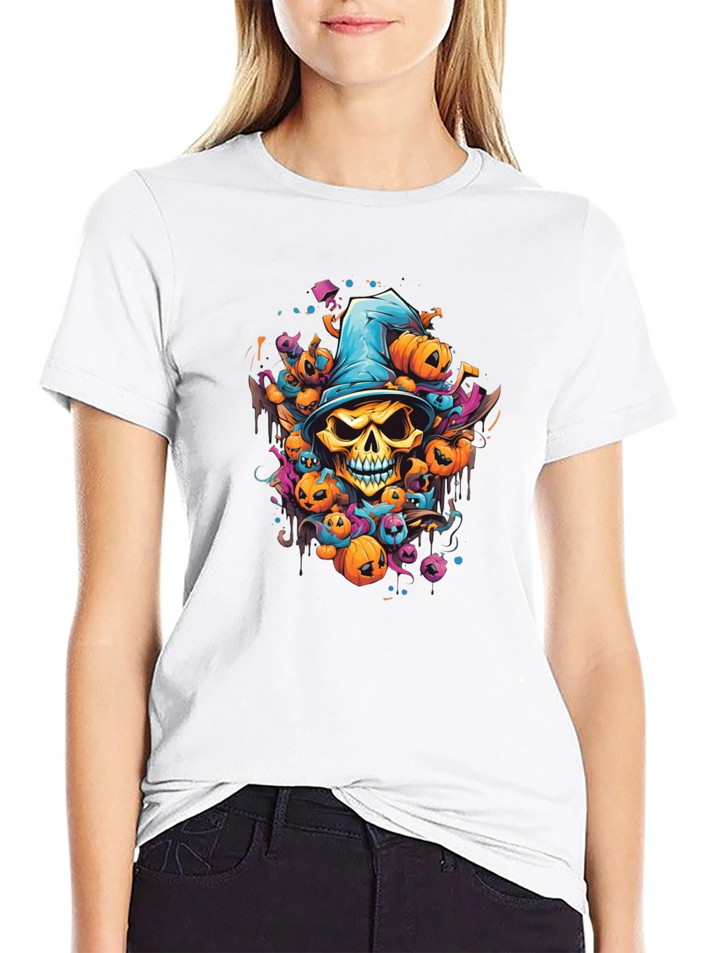 Halloween Skull T-Shirt