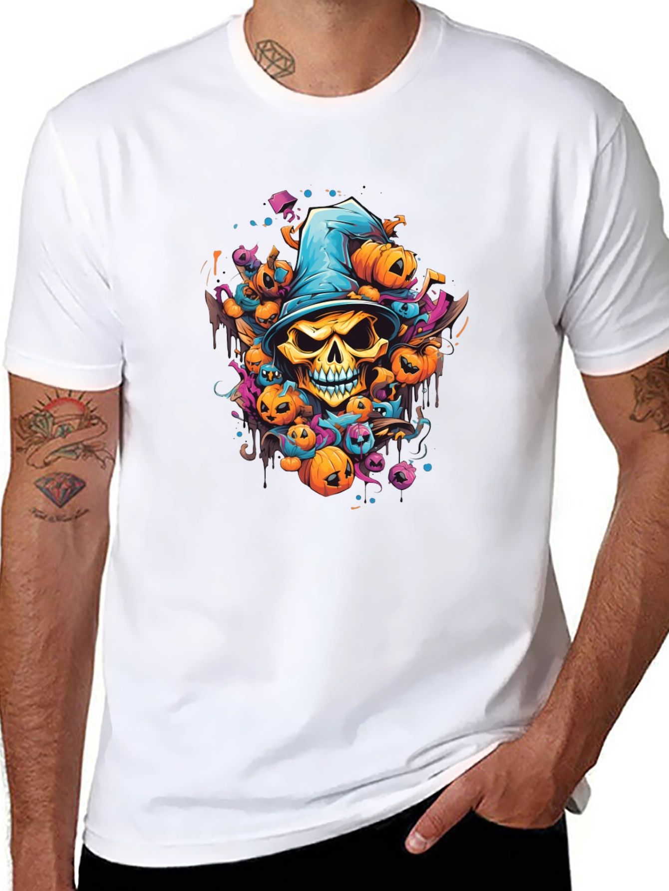Halloween Skull T-Shirt