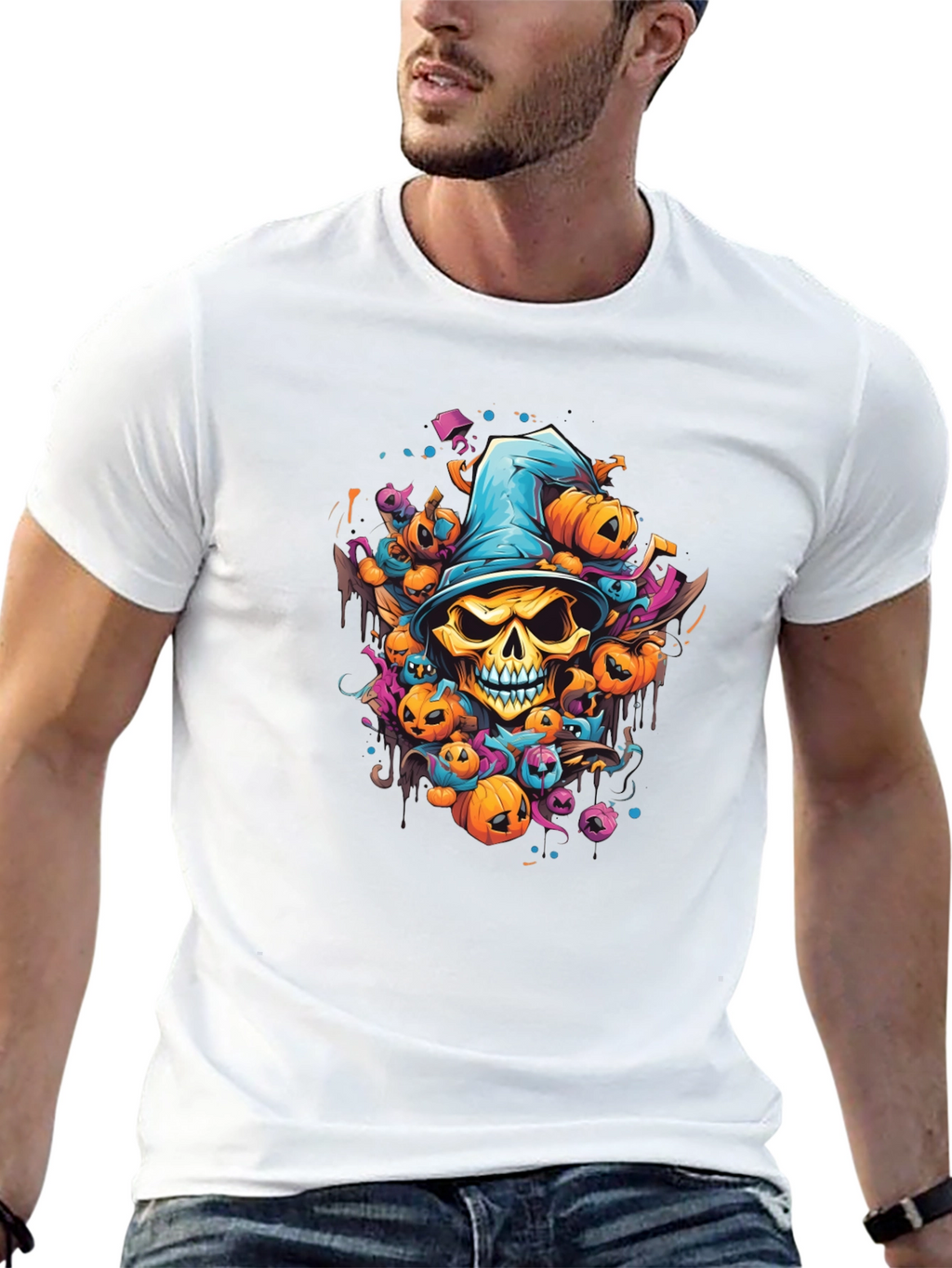 Halloween Skull T-Shirt