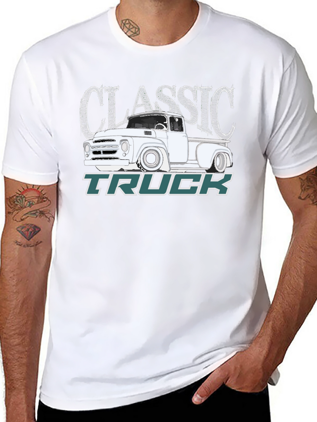Classic Truck Graphic Tee - Automotive Enthusiast Shirt