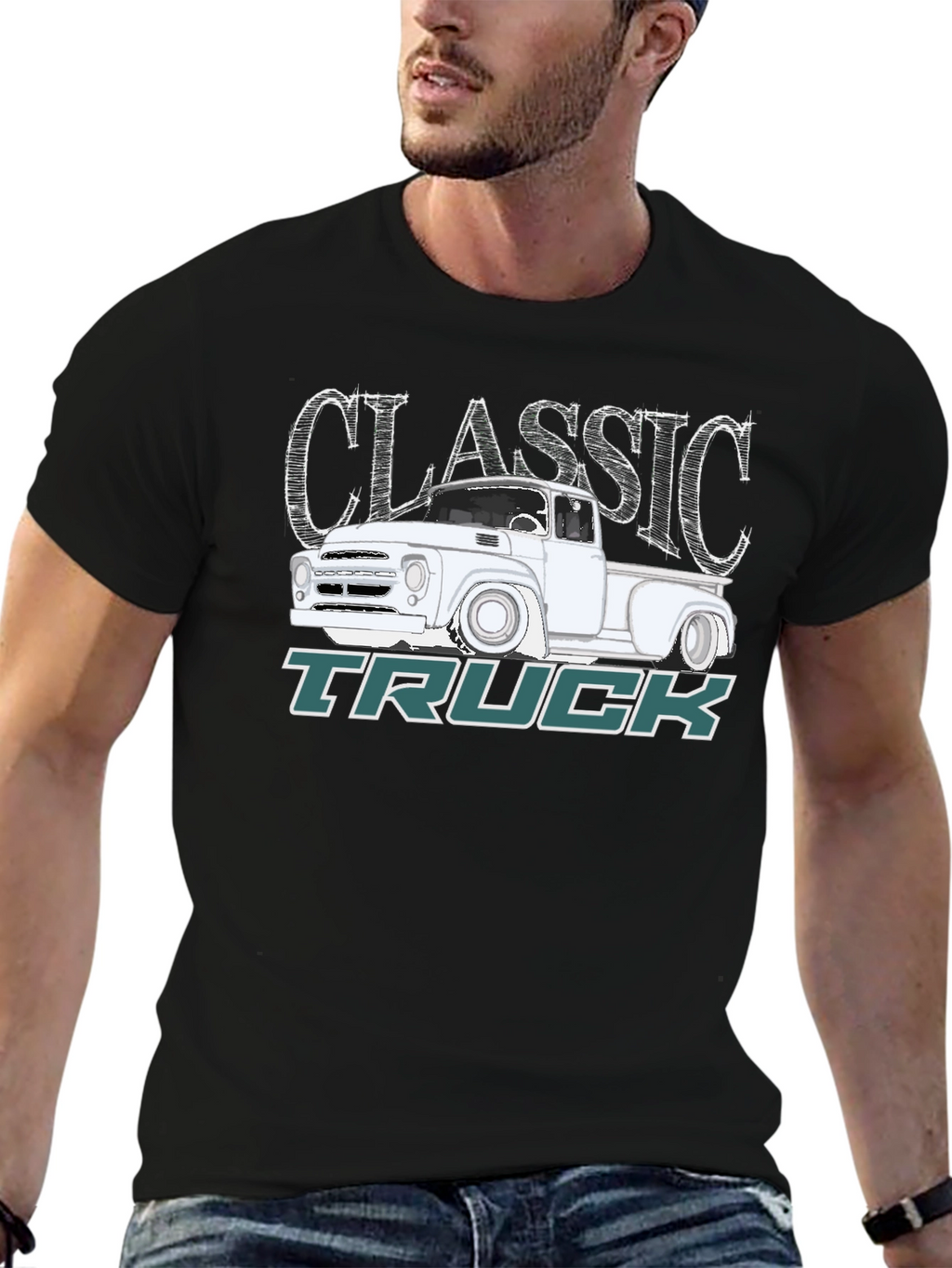 Classic Truck Graphic Tee - Automotive Enthusiast Shirt