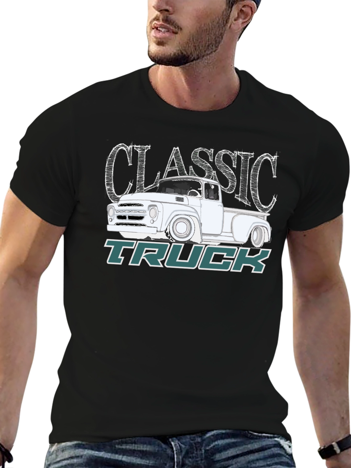 Classic Truck Graphic Tee - Automotive Enthusiast Shirt