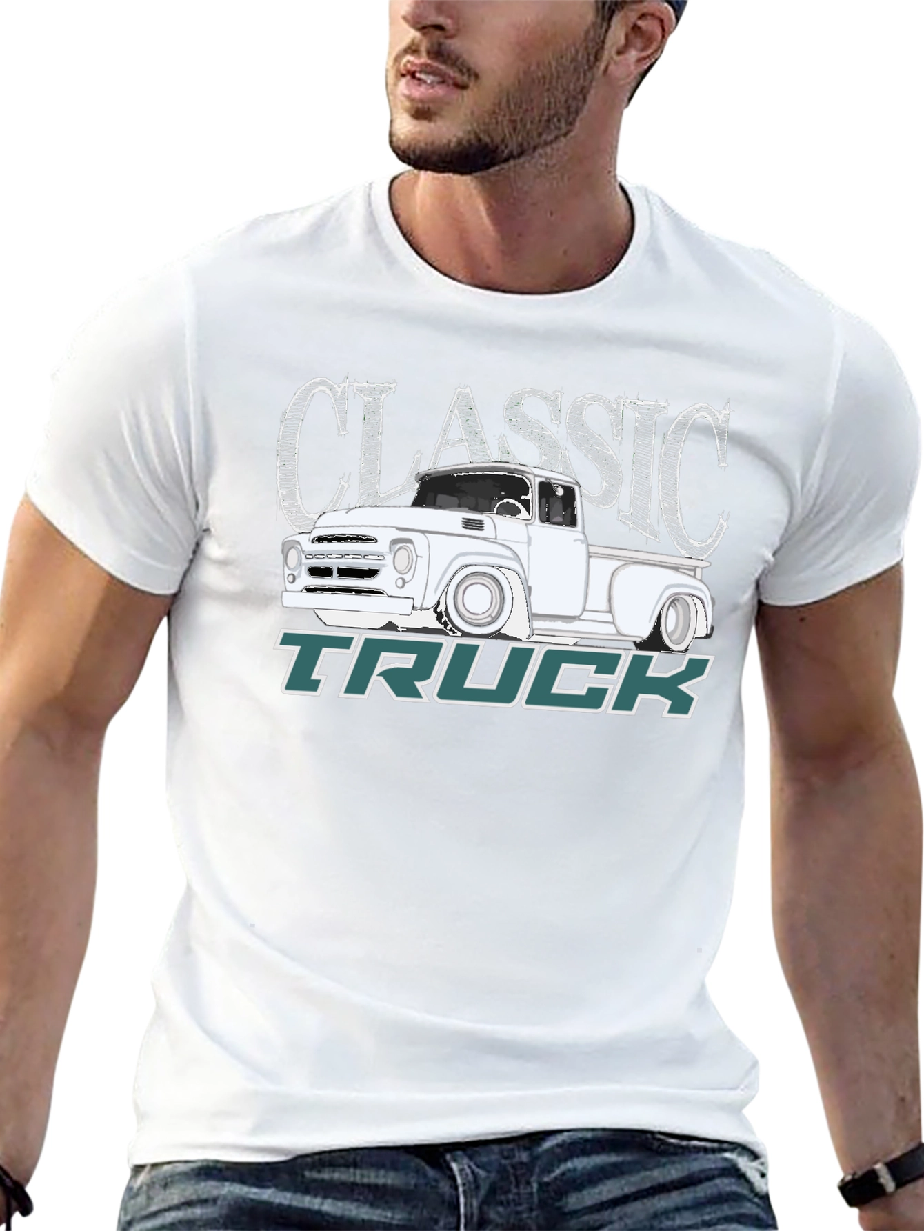 Classic Truck Graphic Tee - Automotive Enthusiast Shirt