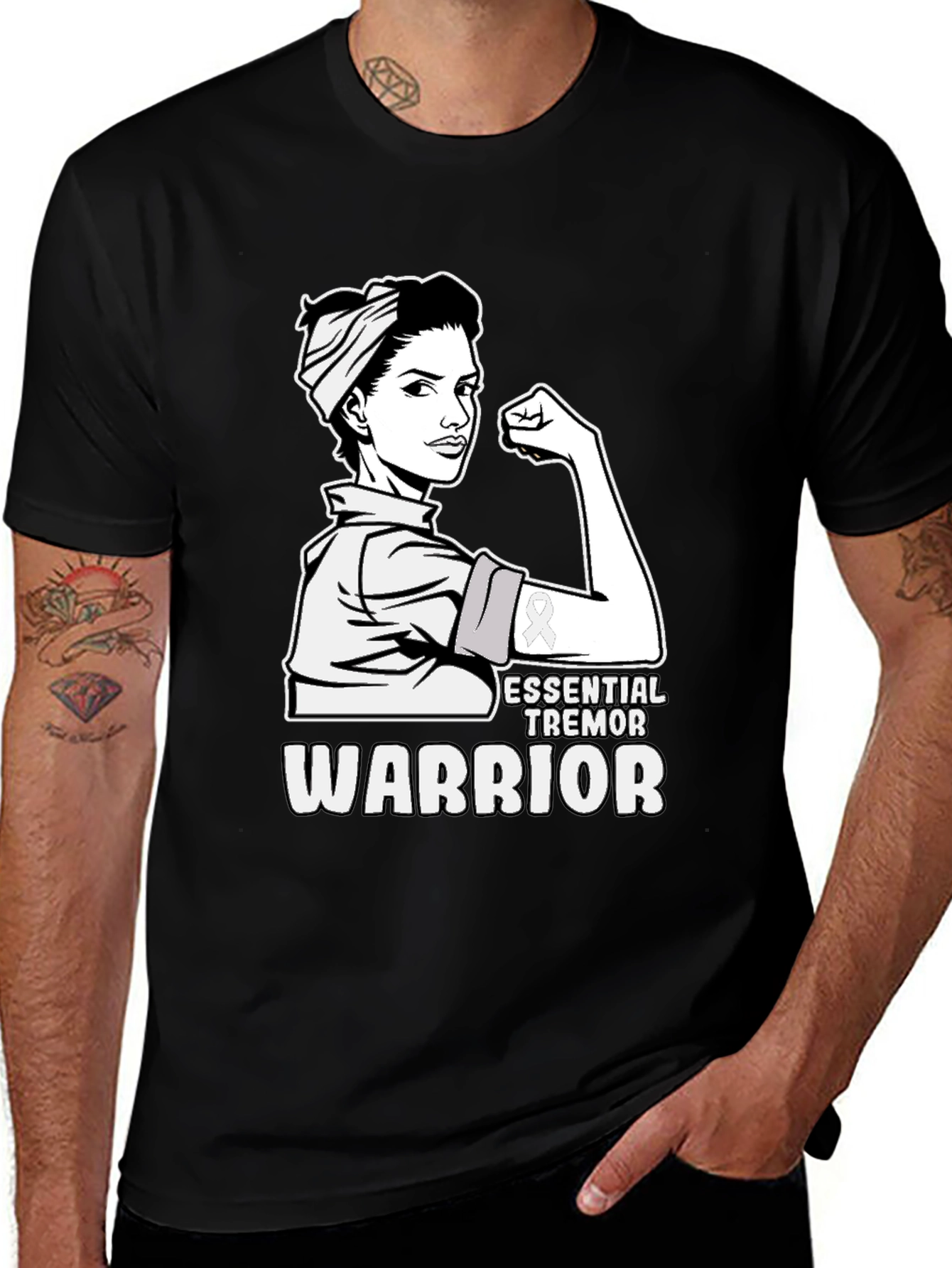 Essential Tremor Warrior T-Shirt - Stand Strong