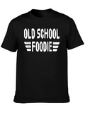 Old School Foodie Graphic T-Shirt