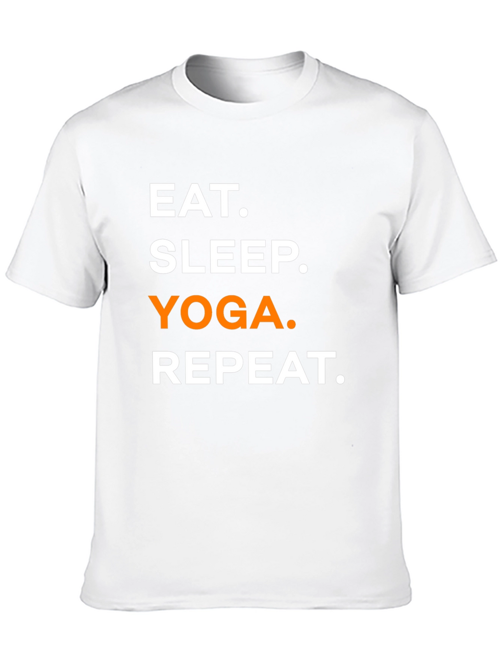 Eat Sleep Yoga Repeat T-Shirt - Soft Cotton Blend