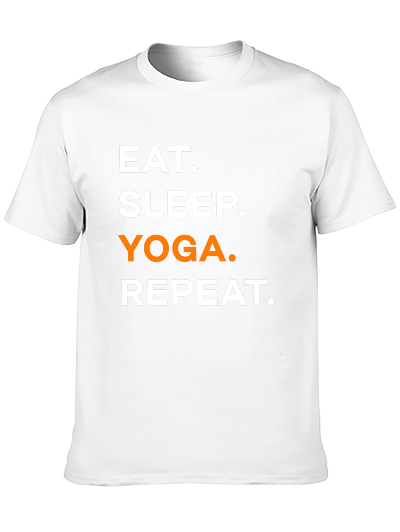 Eat Sleep Yoga Repeat T-Shirt - Soft Cotton Blend