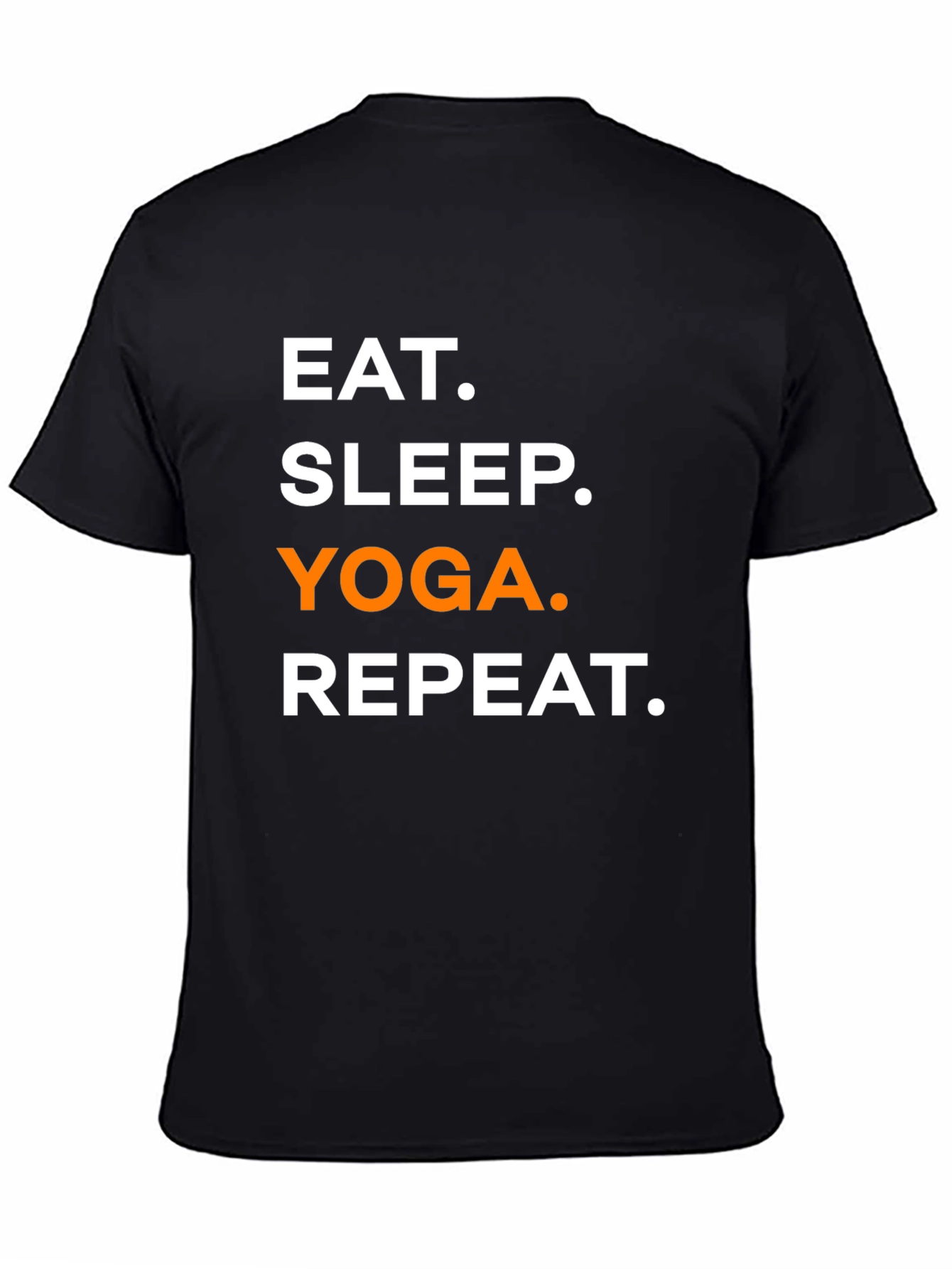 Eat Sleep Yoga Repeat T-Shirt - Soft Cotton Blend