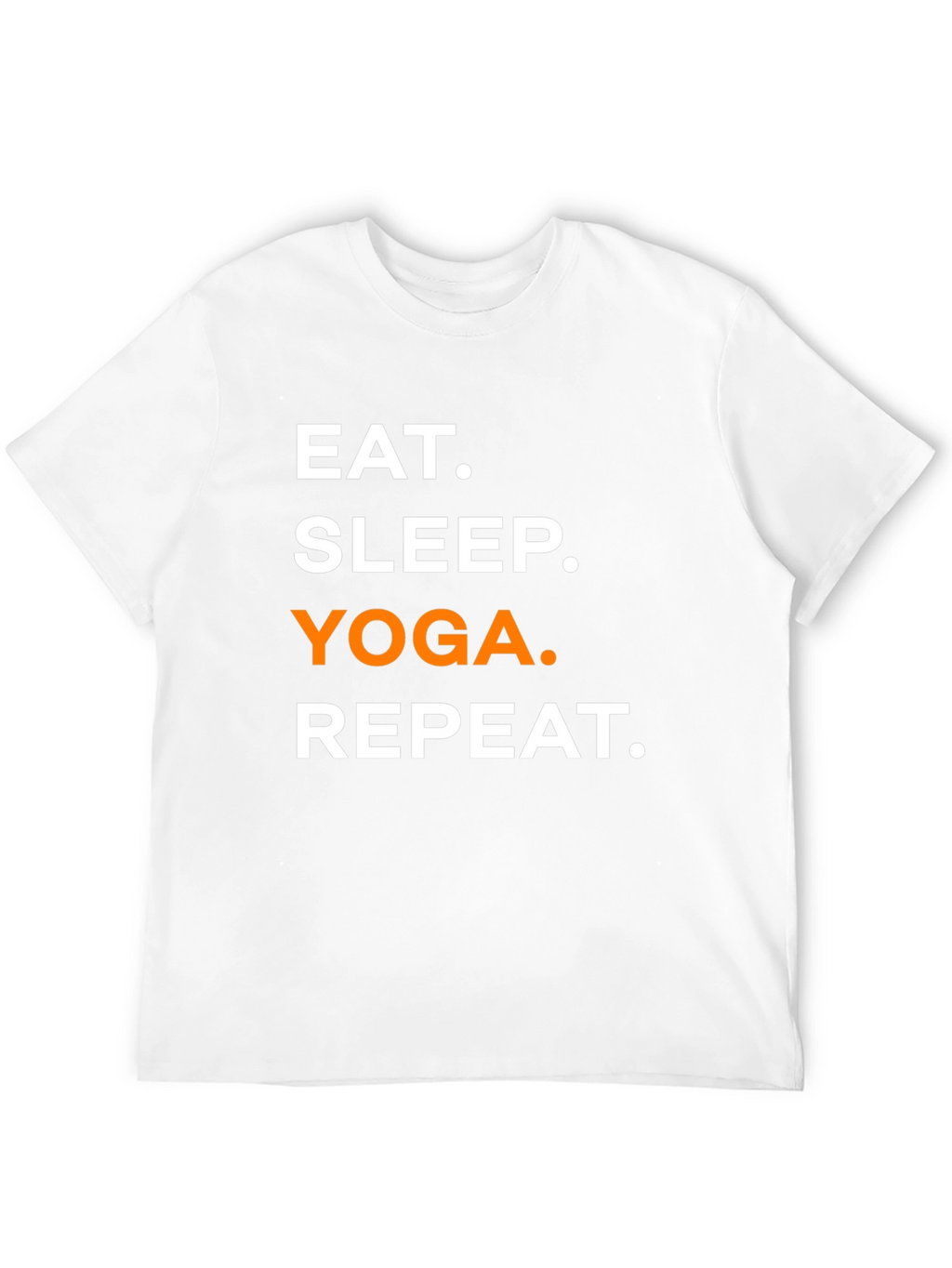 Eat Sleep Yoga Repeat T-Shirt - Soft Cotton Blend