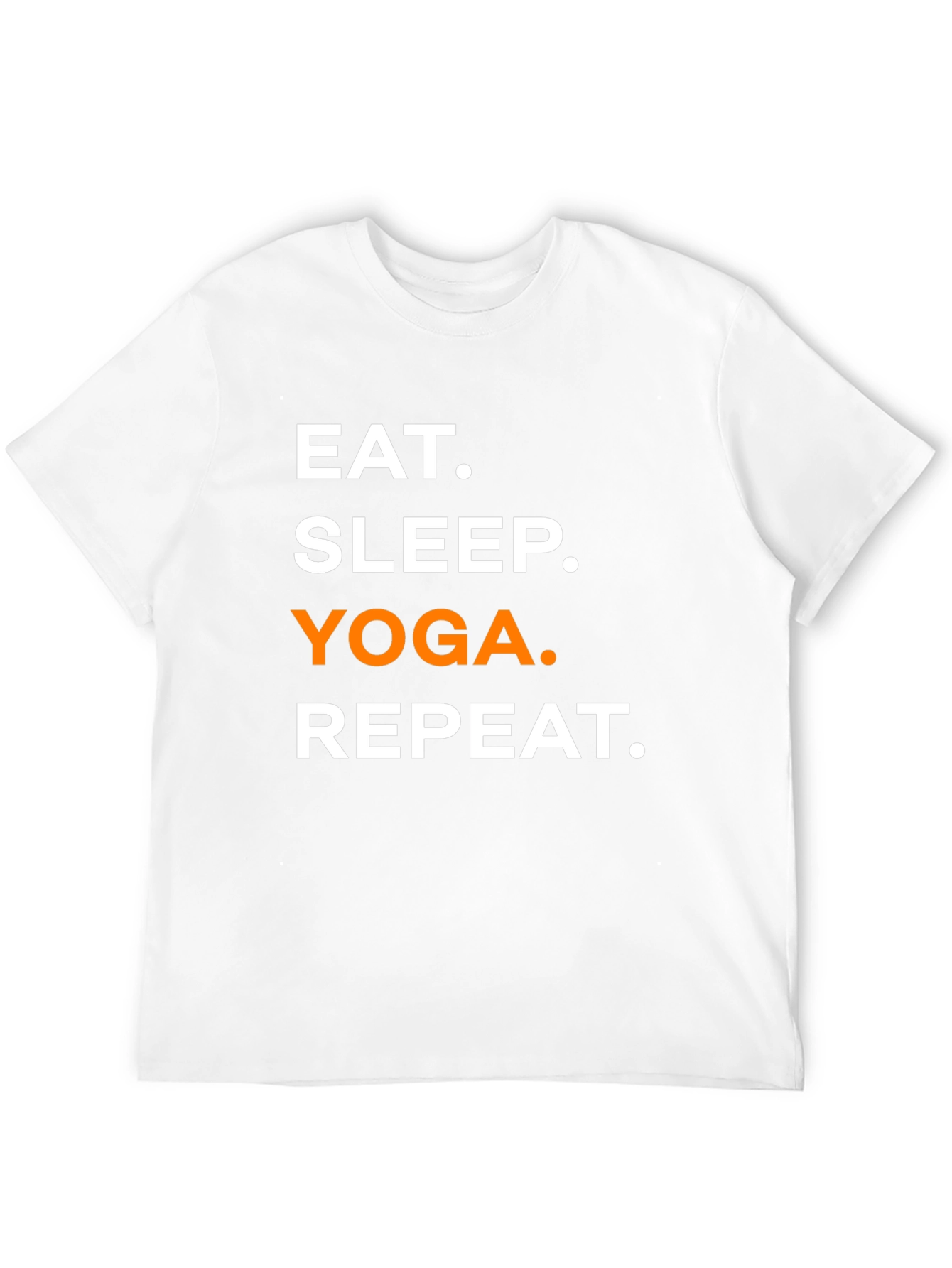 Eat Sleep Yoga Repeat T-Shirt - Soft Cotton Blend