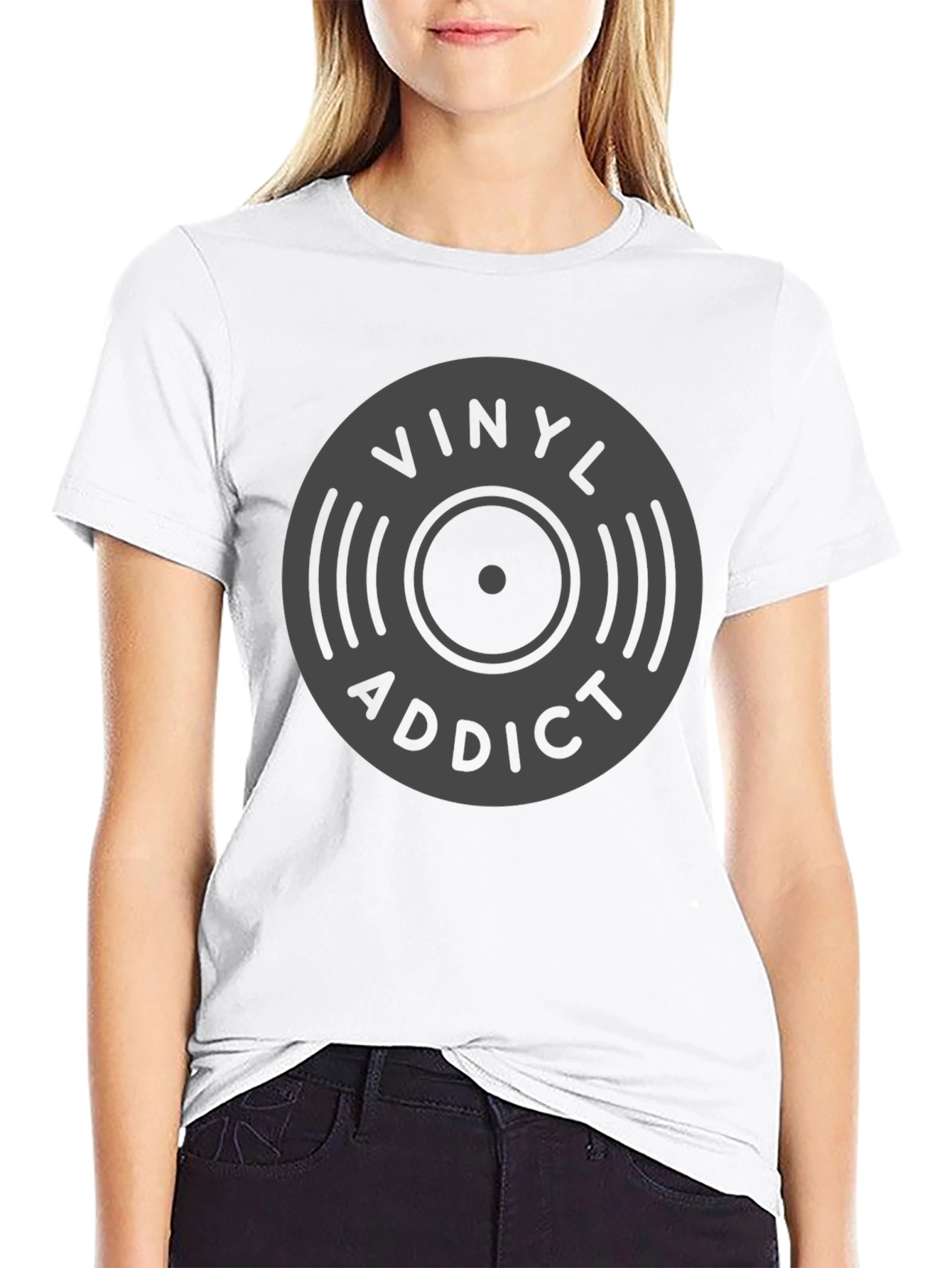 Vinyl Addict Graphic T-Shirt