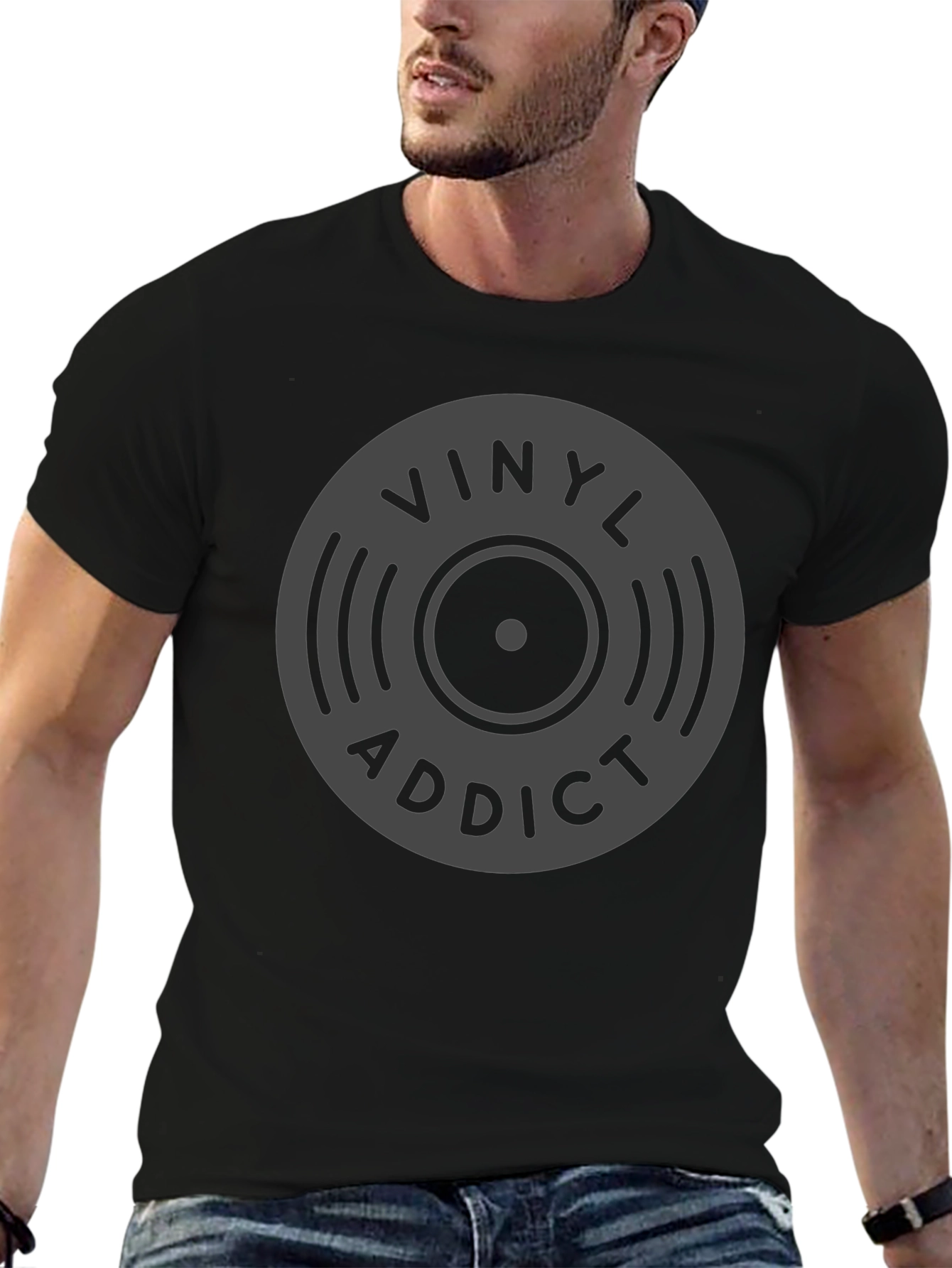 Vinyl Addict Graphic T-Shirt
