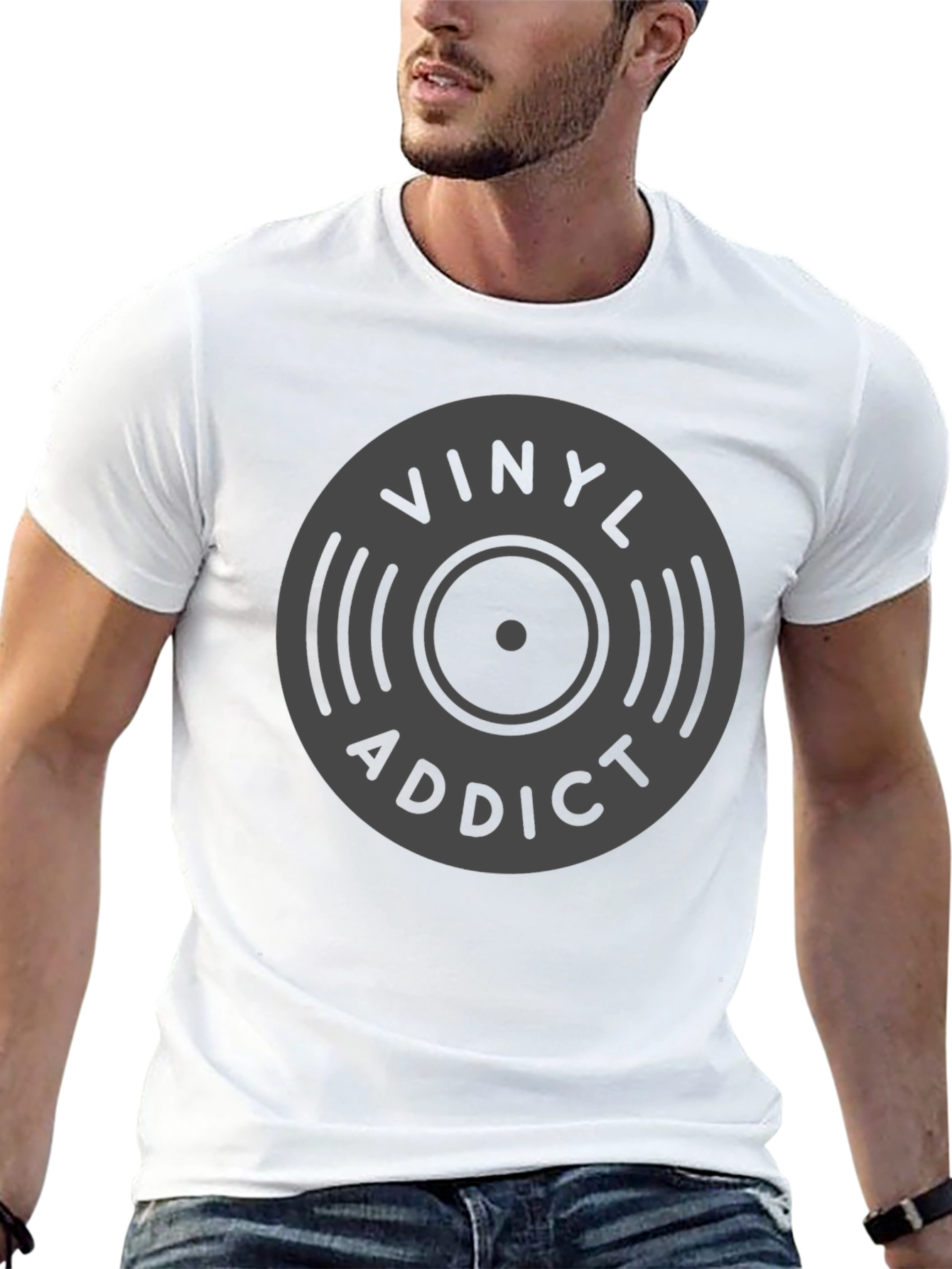 Vinyl Addict Graphic T-Shirt