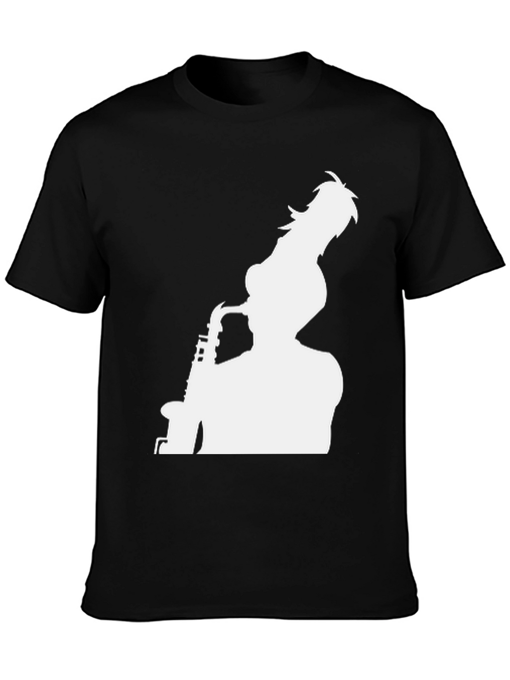 Saxophone Player Graphic Tee - Black