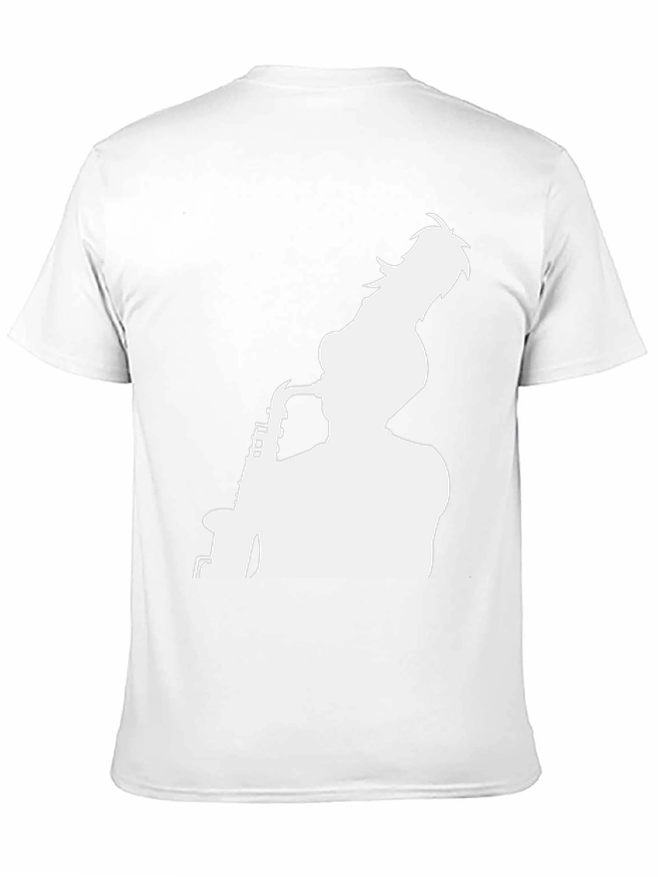 Saxophone Player Graphic Tee - Black
