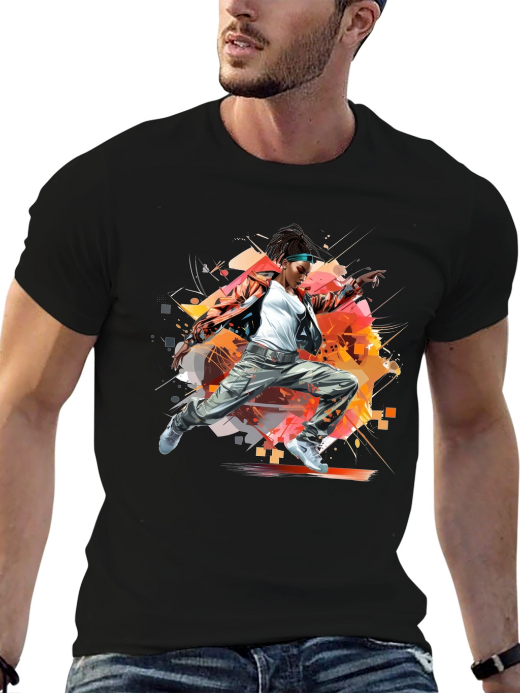 Urban Style Dancer Graphic Tee