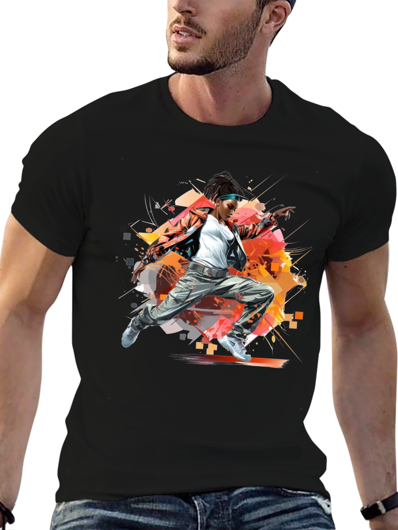 Urban Style Dancer Graphic Tee