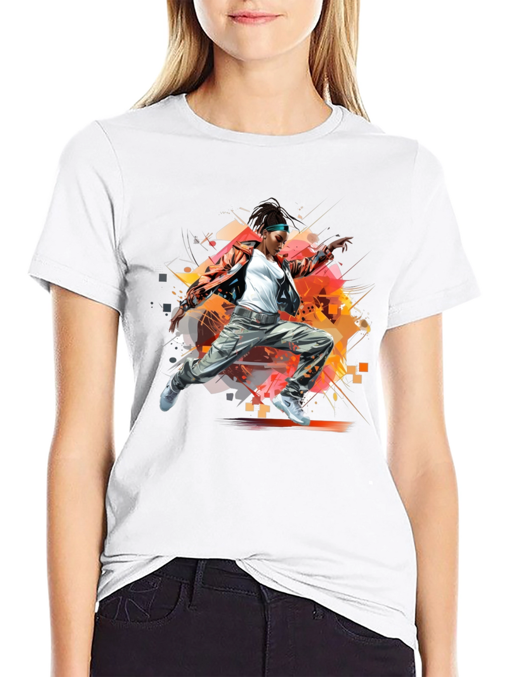 Urban Style Dancer Graphic Tee