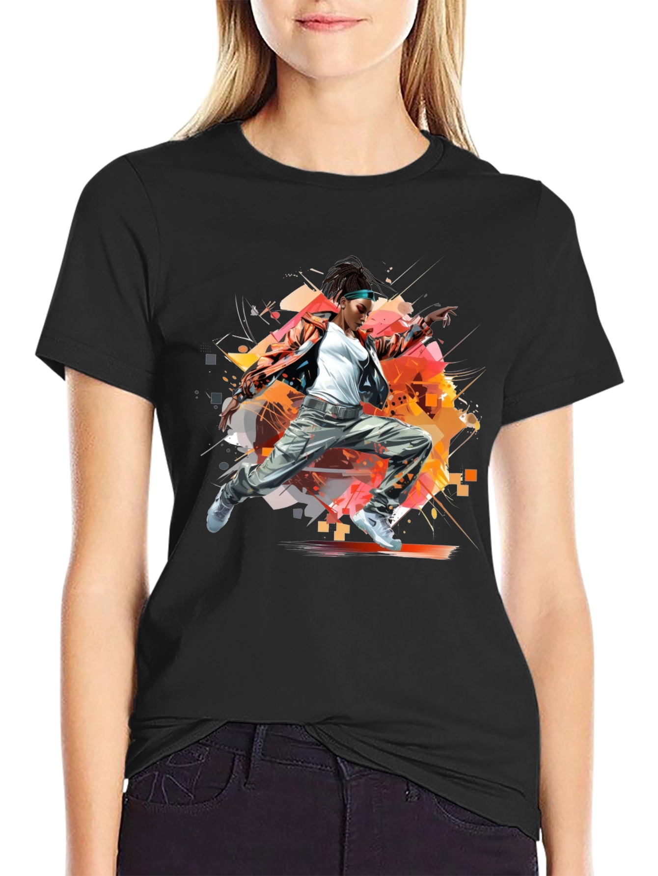 Urban Style Dancer Graphic Tee