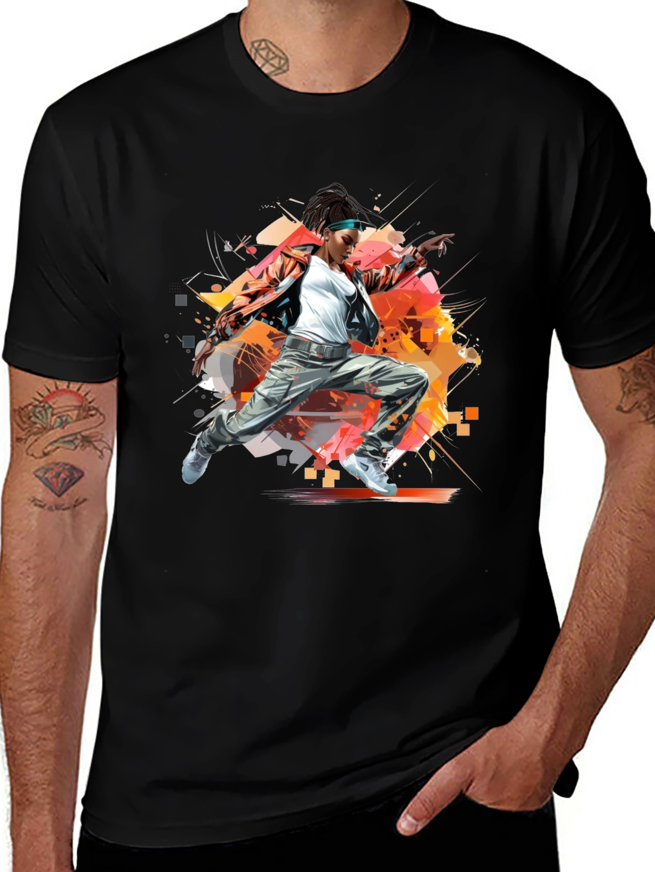 Urban Style Dancer Graphic Tee