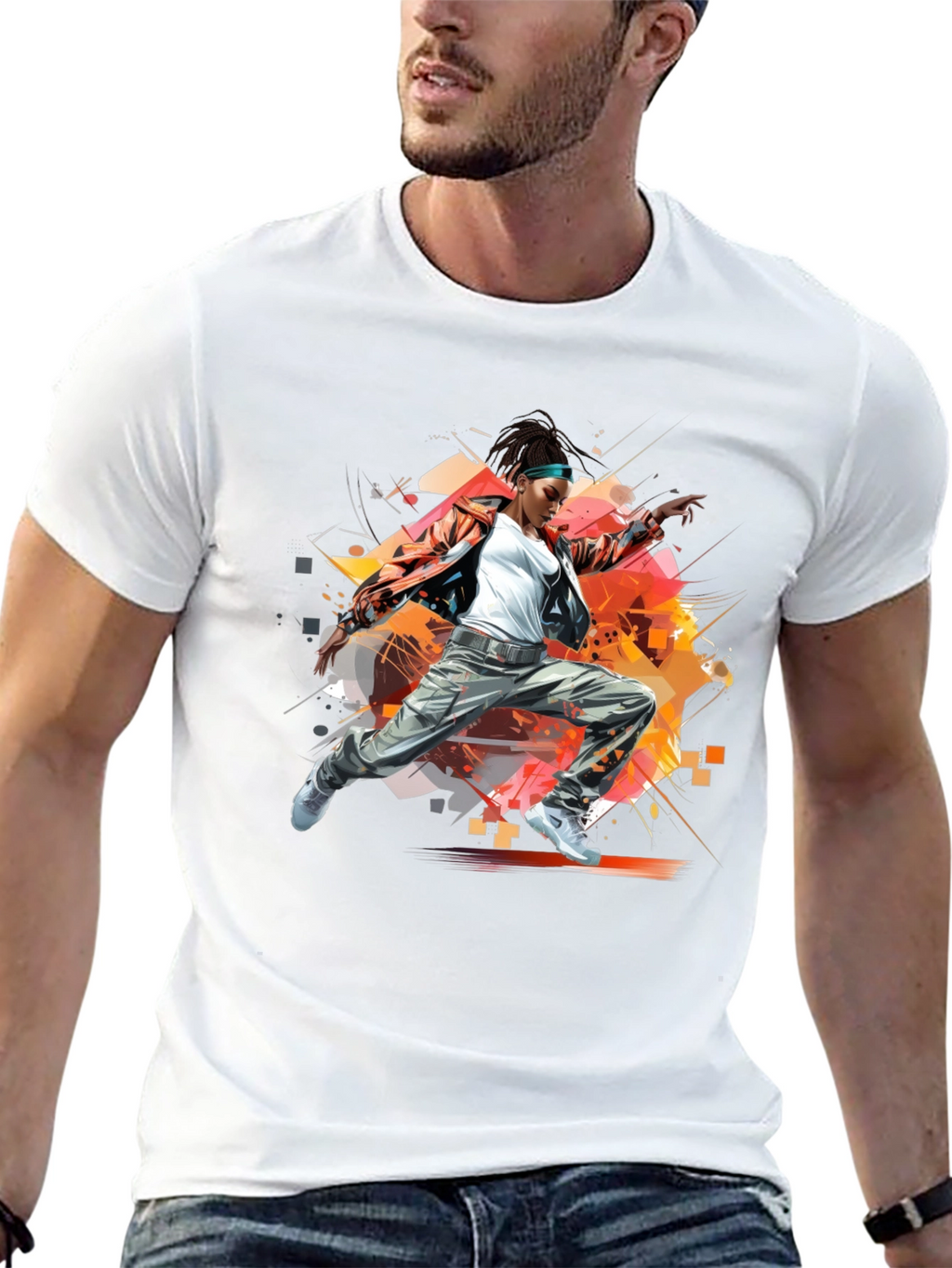 Urban Style Dancer Graphic Tee