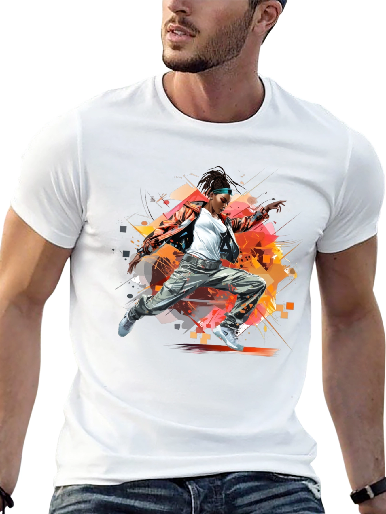 Urban Style Dancer Graphic Tee