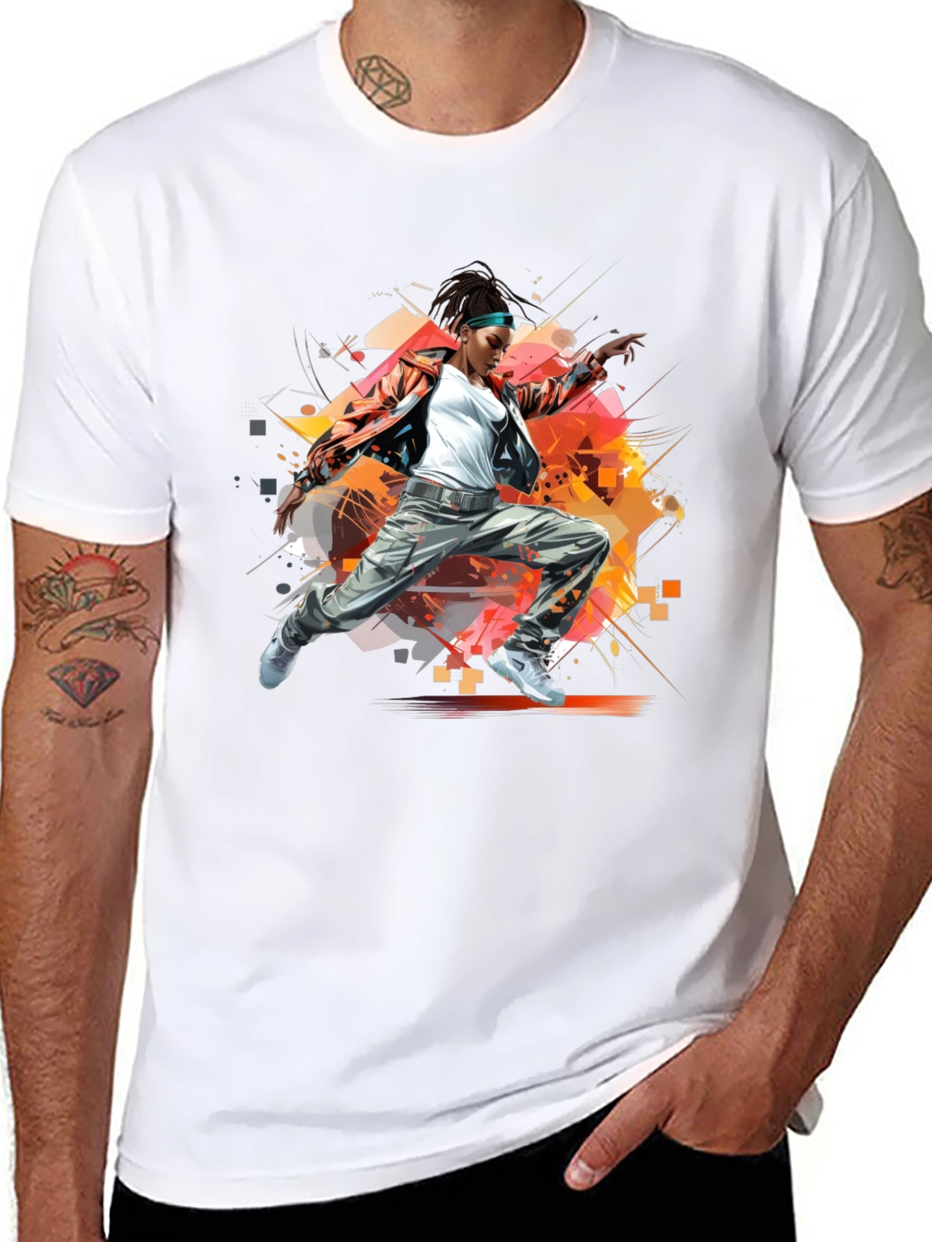 Urban Style Dancer Graphic Tee